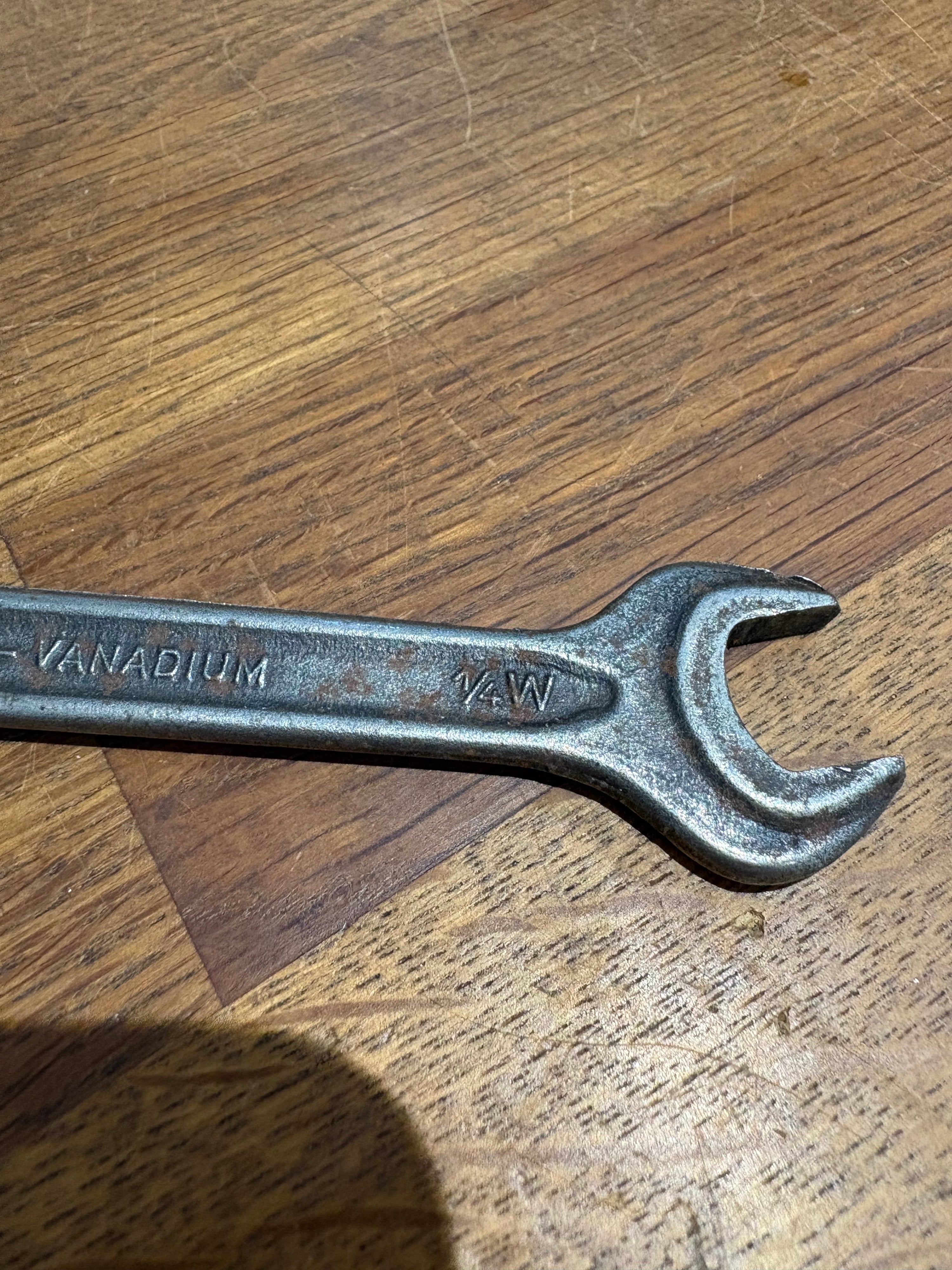 Vintage Gedore No395, 5/16w , 1/4 W. Open Ended Spanner