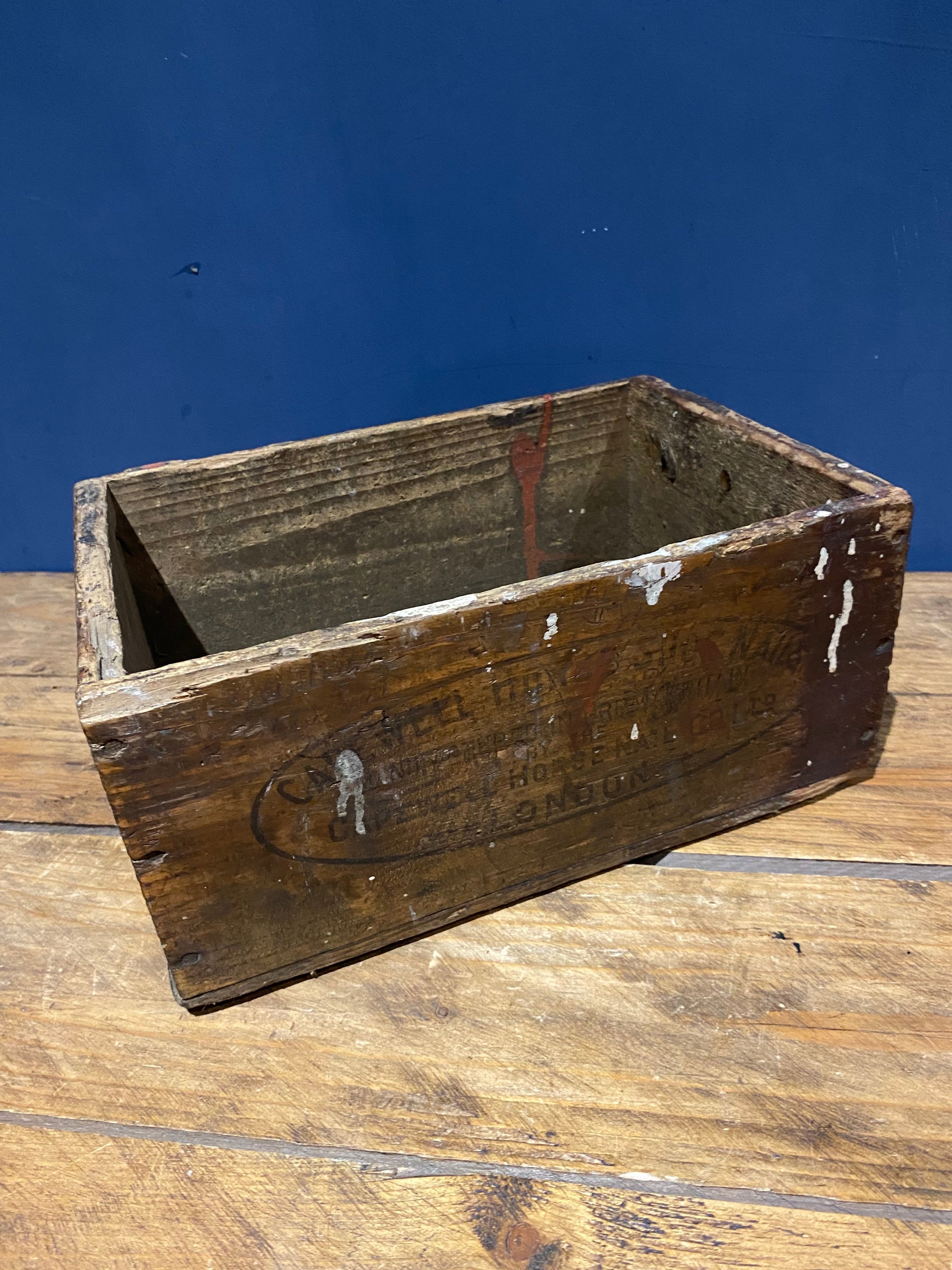Antique Capewell Horseshoe Nail Crate/ Box