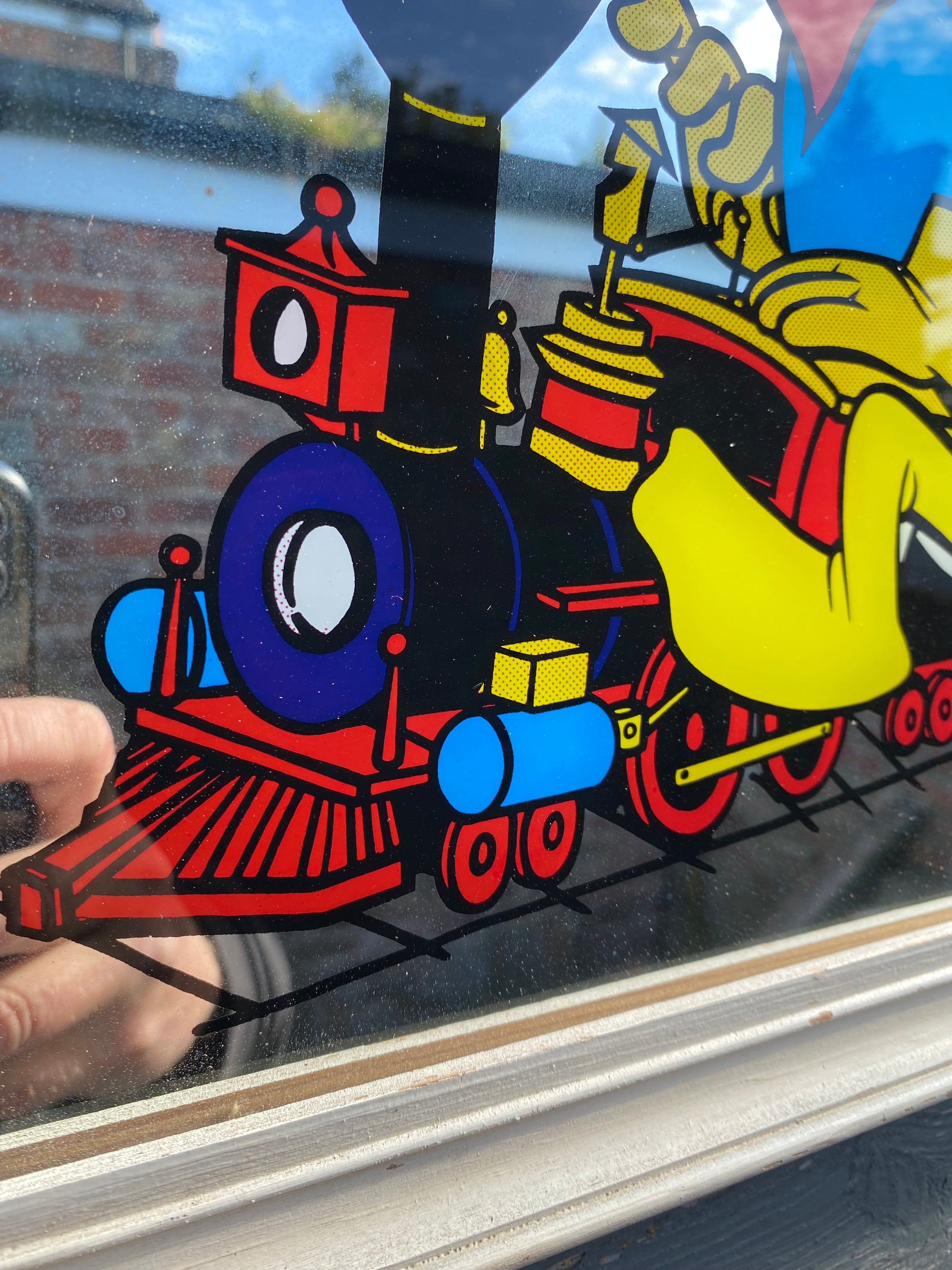Original Vintage Walt Disney Donald Duck Mirror.