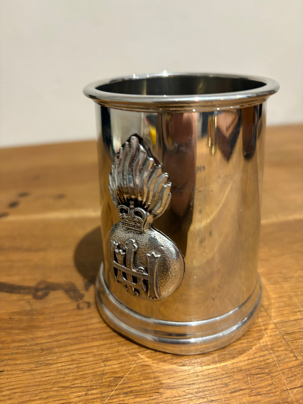 Vintage Royal Highland Fusiliers Tankard, British Pewter