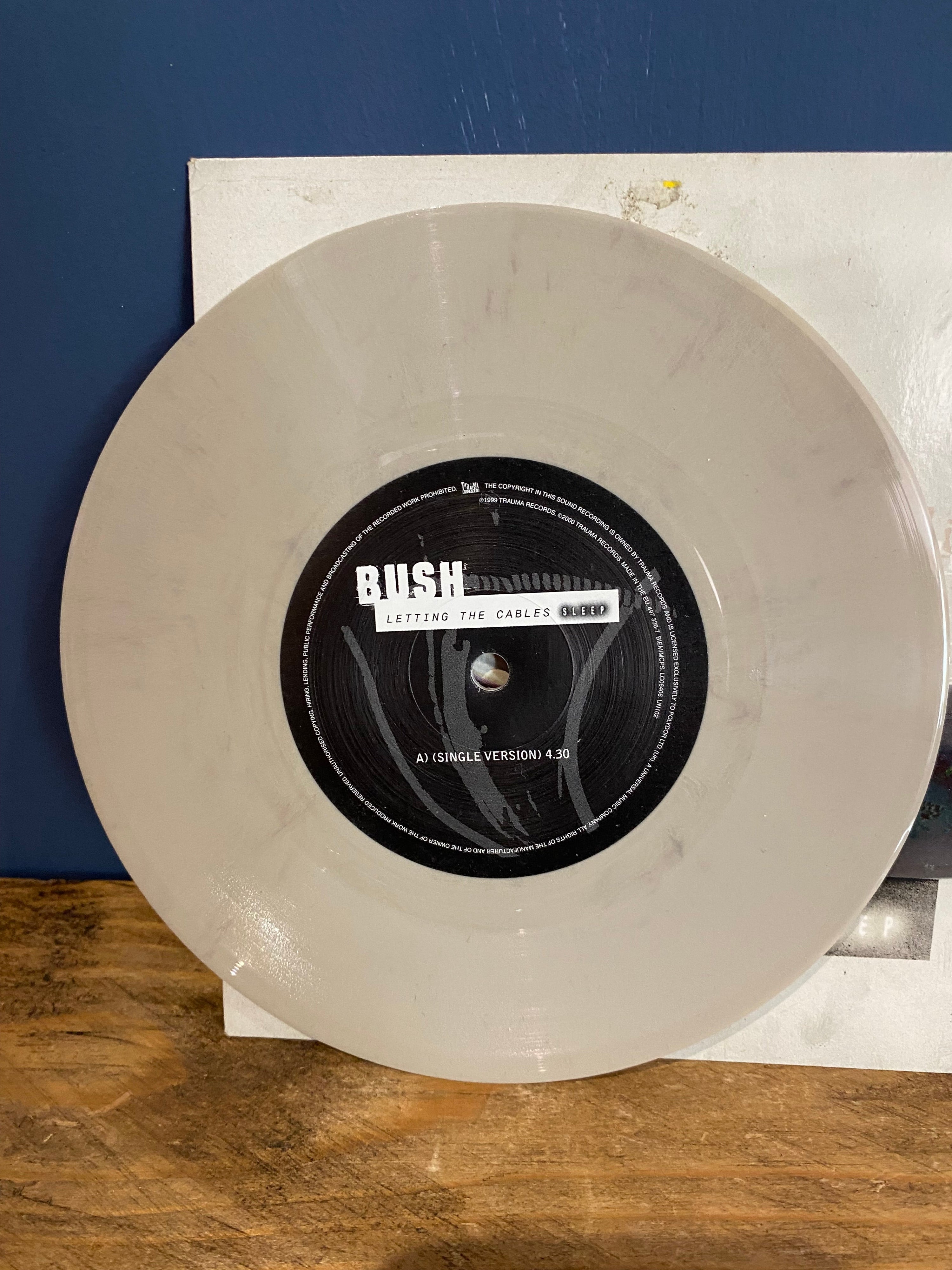 Bush , Letting the cables sleep.  7” coloured vinyl