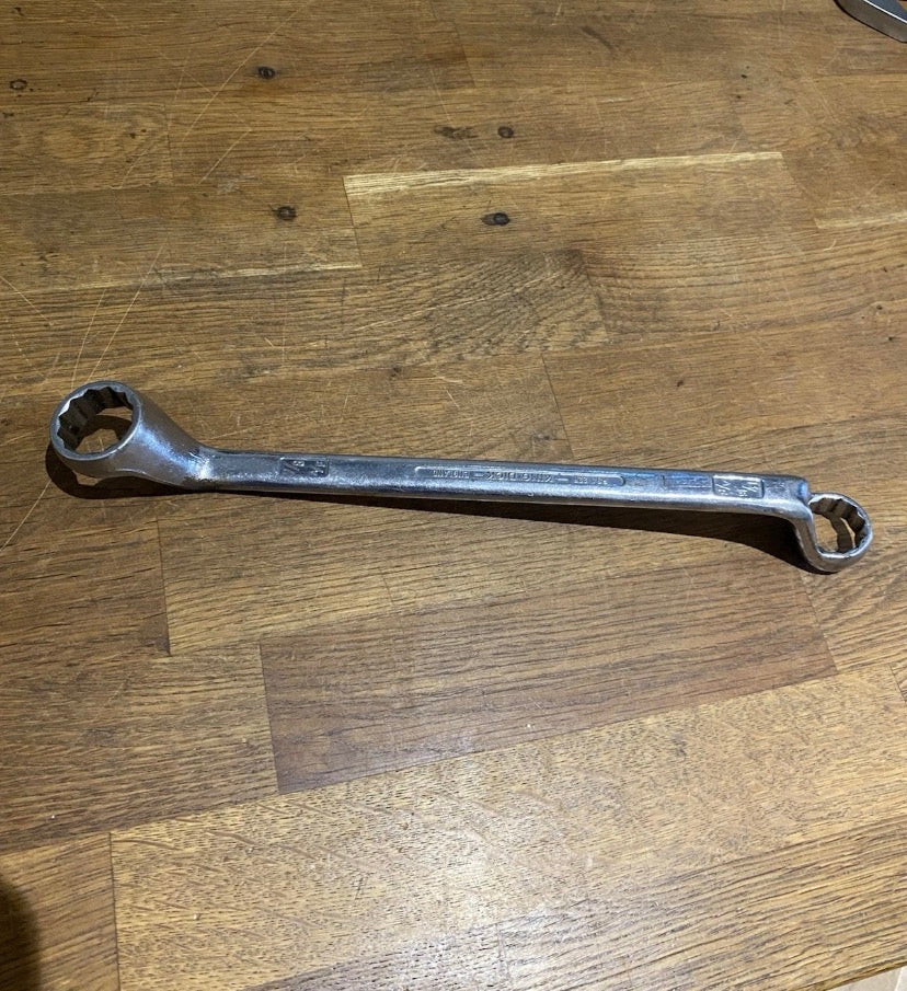 Vintage King Dick Ring Spanner. RSA226, 13/16 Af + 7/8 Af