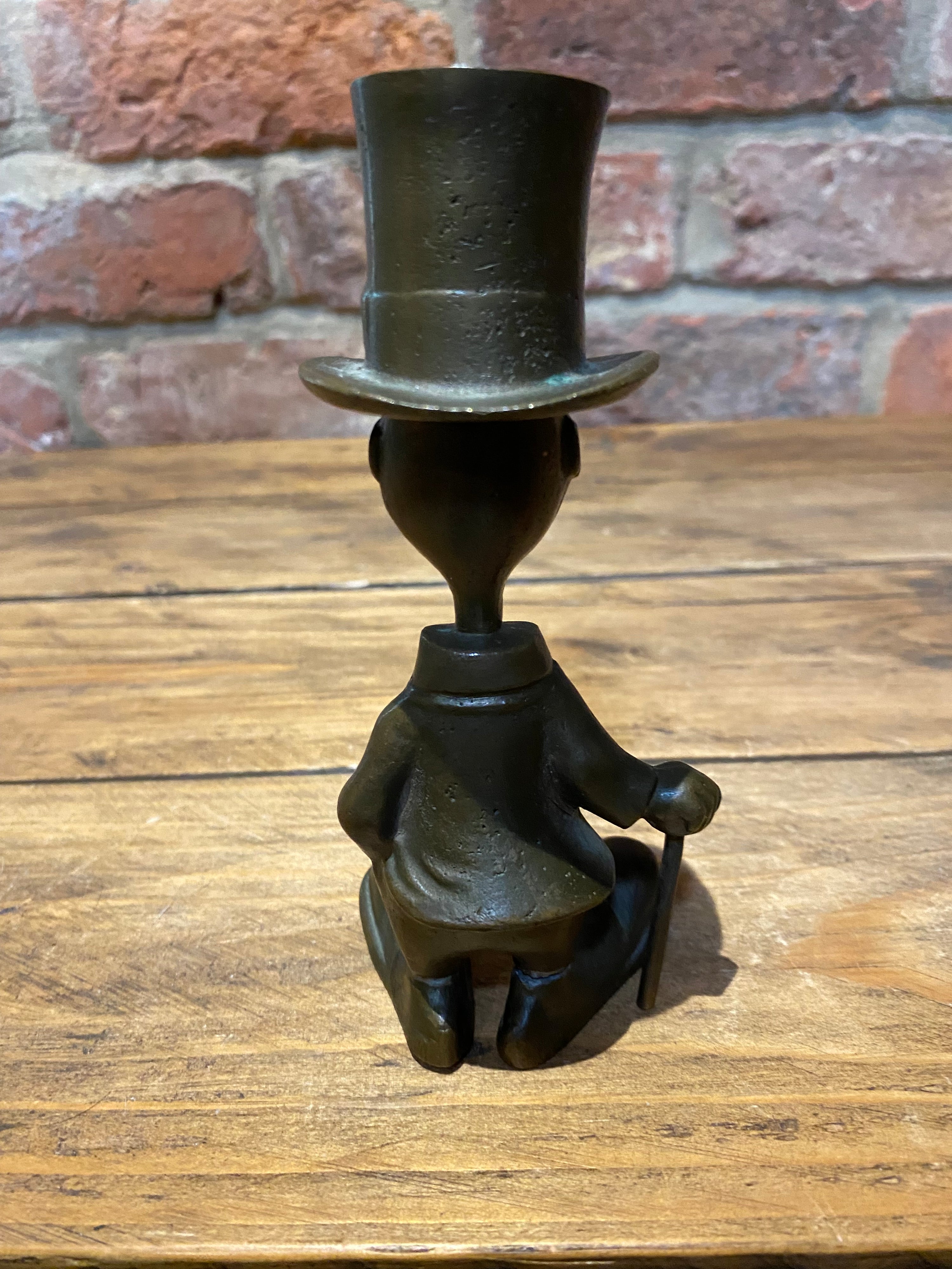 Unusual Diddy Man Bronze Figure | Wilson Fox Antiques