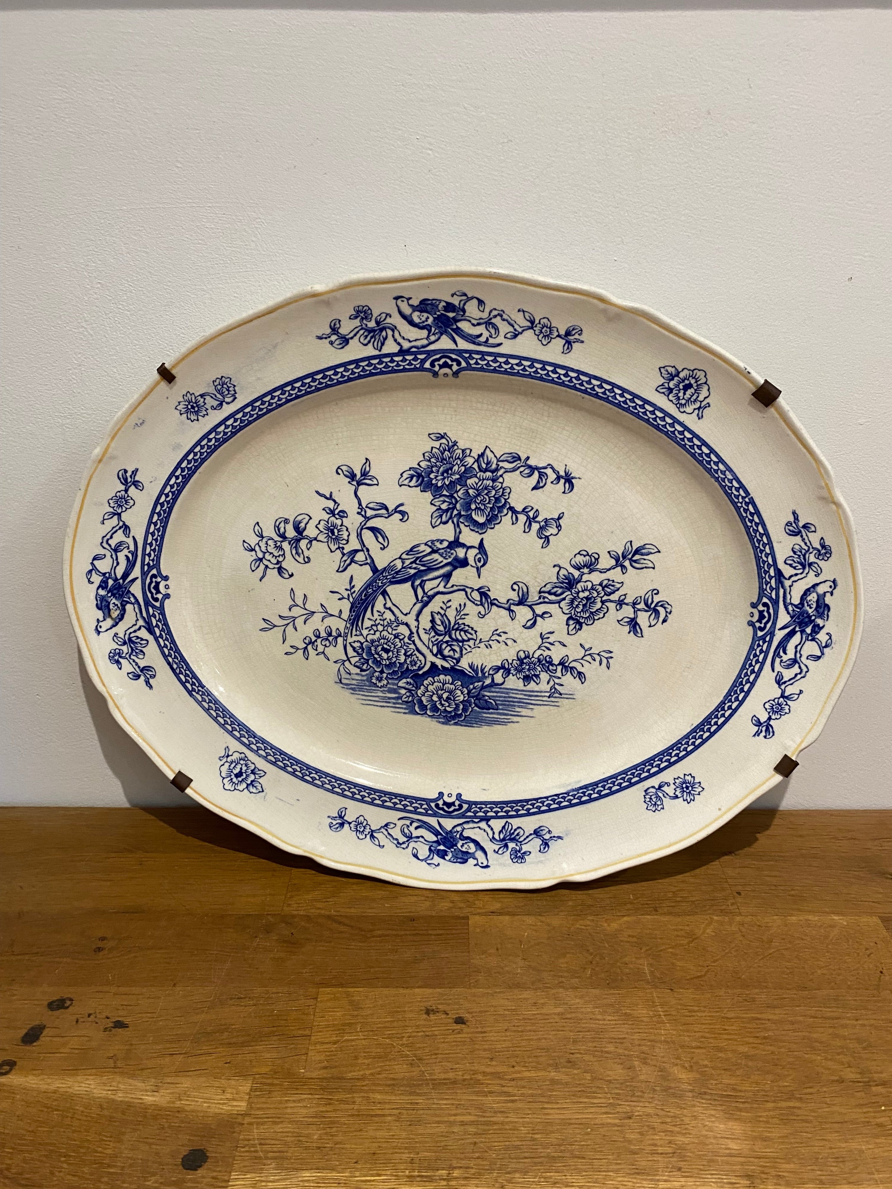 W R Midwinter Of Burslem, Paradise Series Pattern, Meat Charger/ Platter/serving