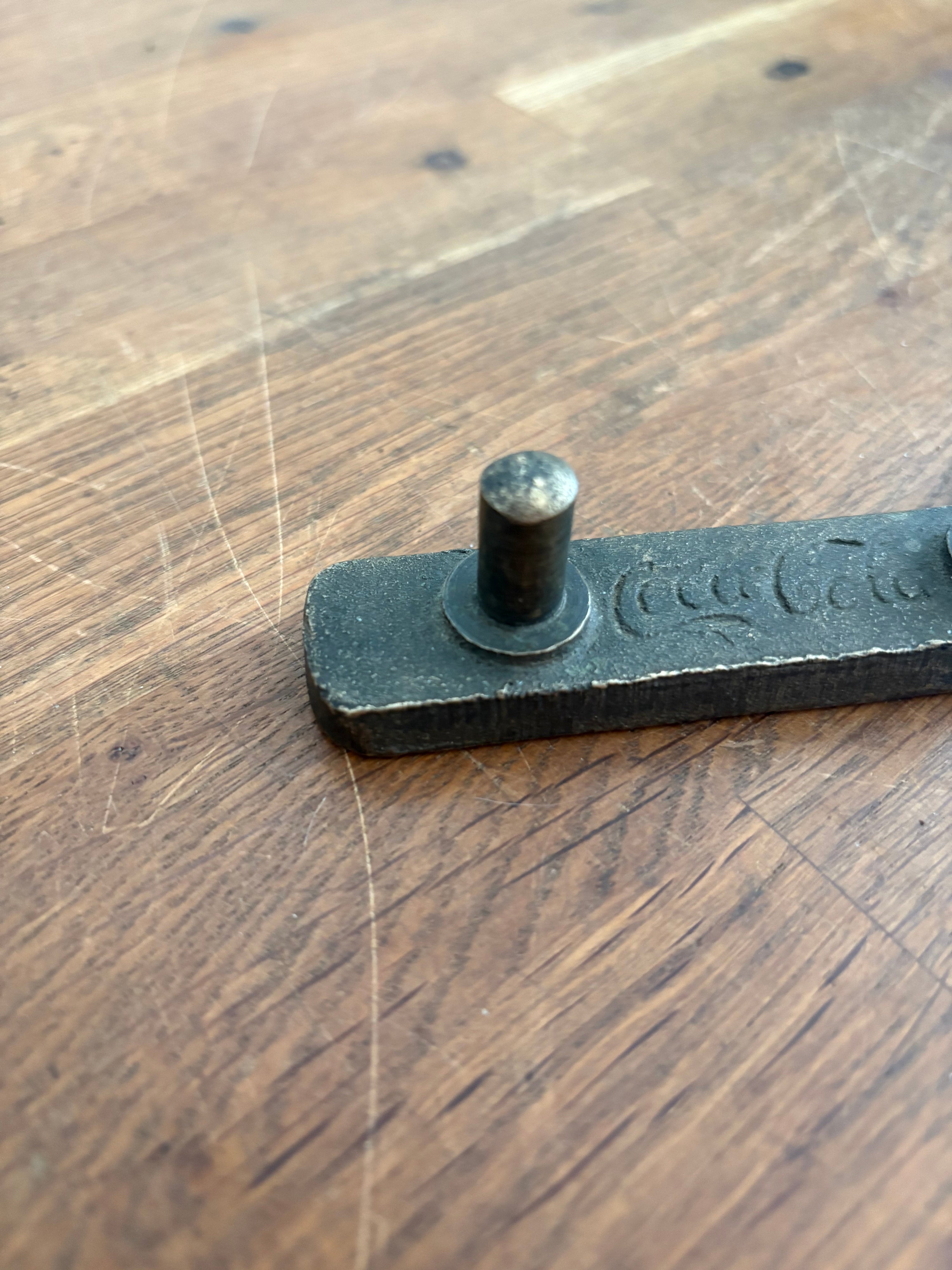Unusual And Rare Coca Cola Barrel Spanner / Mechanic Spanner In Bronze