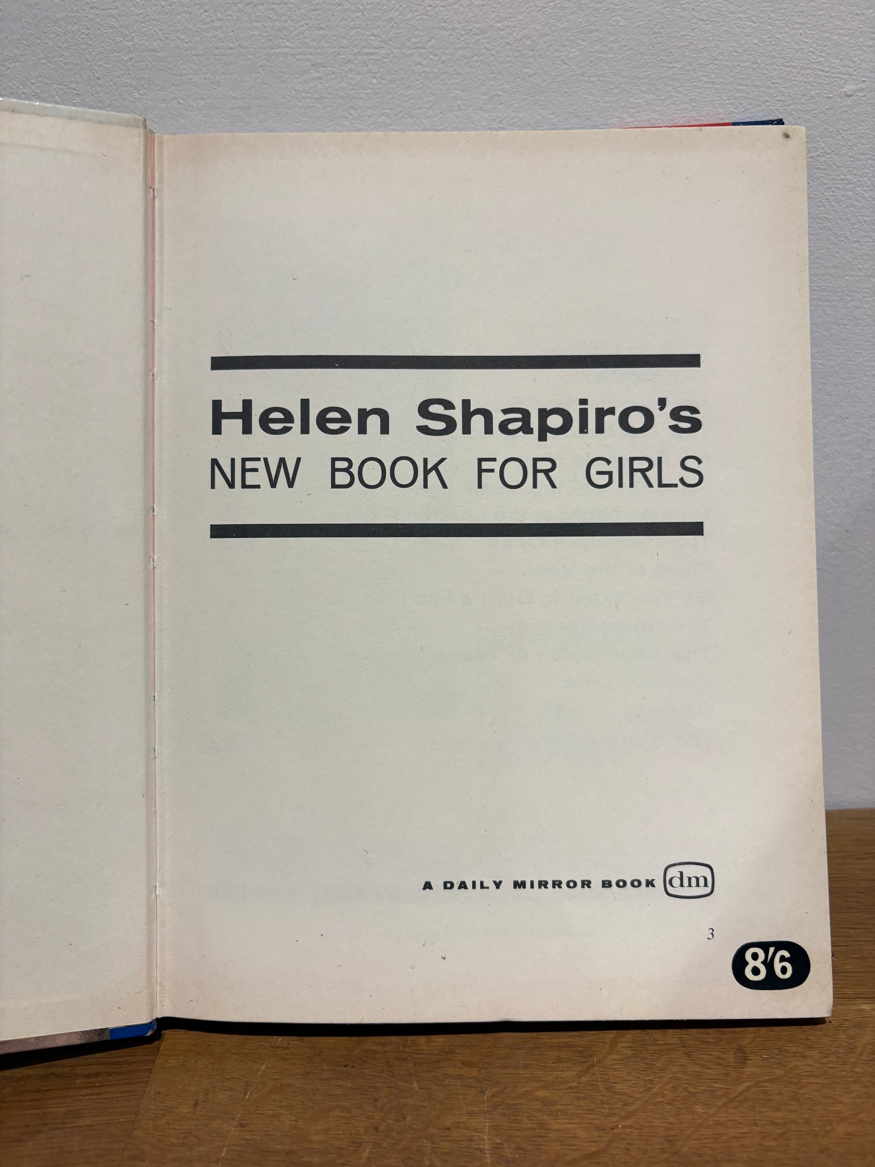 Helen Shapiro’s New Book For Girls , 1963 , Hardcover