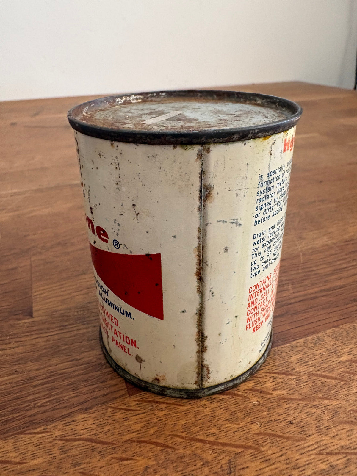 Vintage Mobil Hydrotone Can , Sealed , For Display Only , 8 Fl Oz