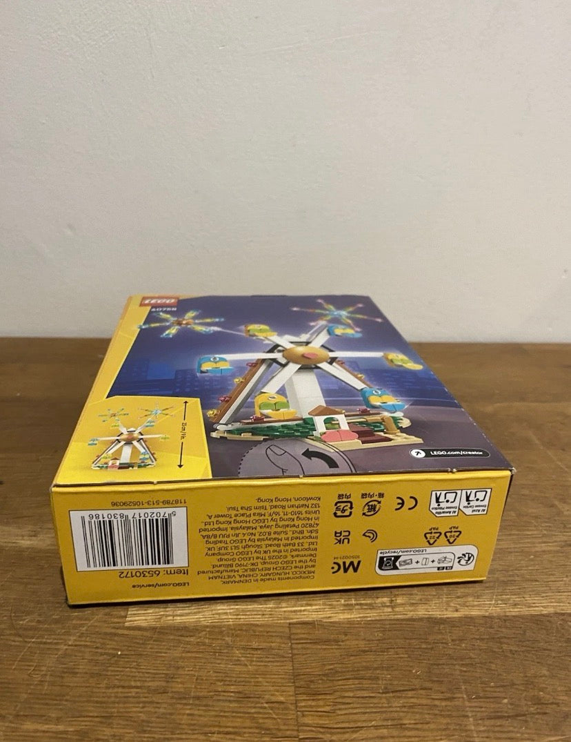 Lego Creator 40758 Celebration Ferris Wheel With Fireworks. Sealed