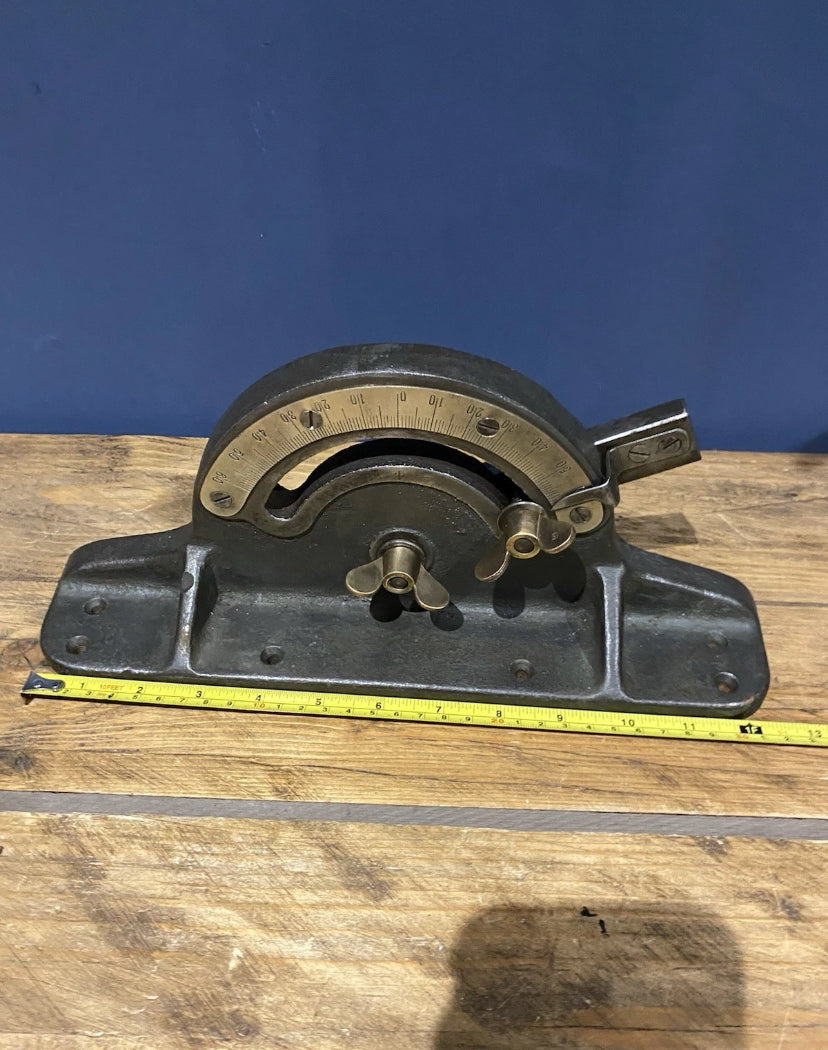 Vintage Machine Top Protractor, Lathe Etc