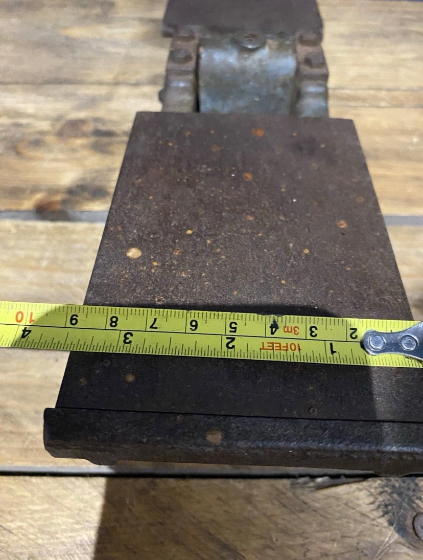 Vintage Possibly Military Cast Bench Balance Scales , KS1 Scales