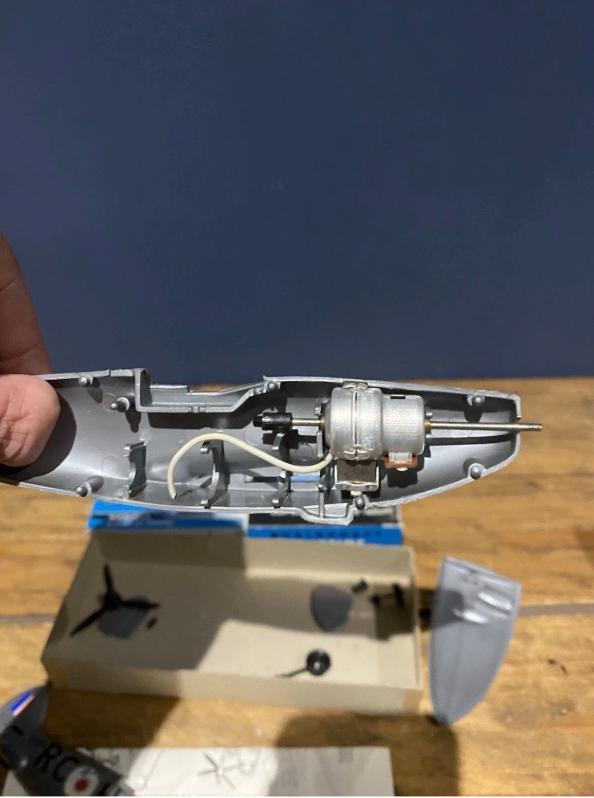 Vintage Scalecraft Electric Spitfire Model , Part Kit Or Spares.