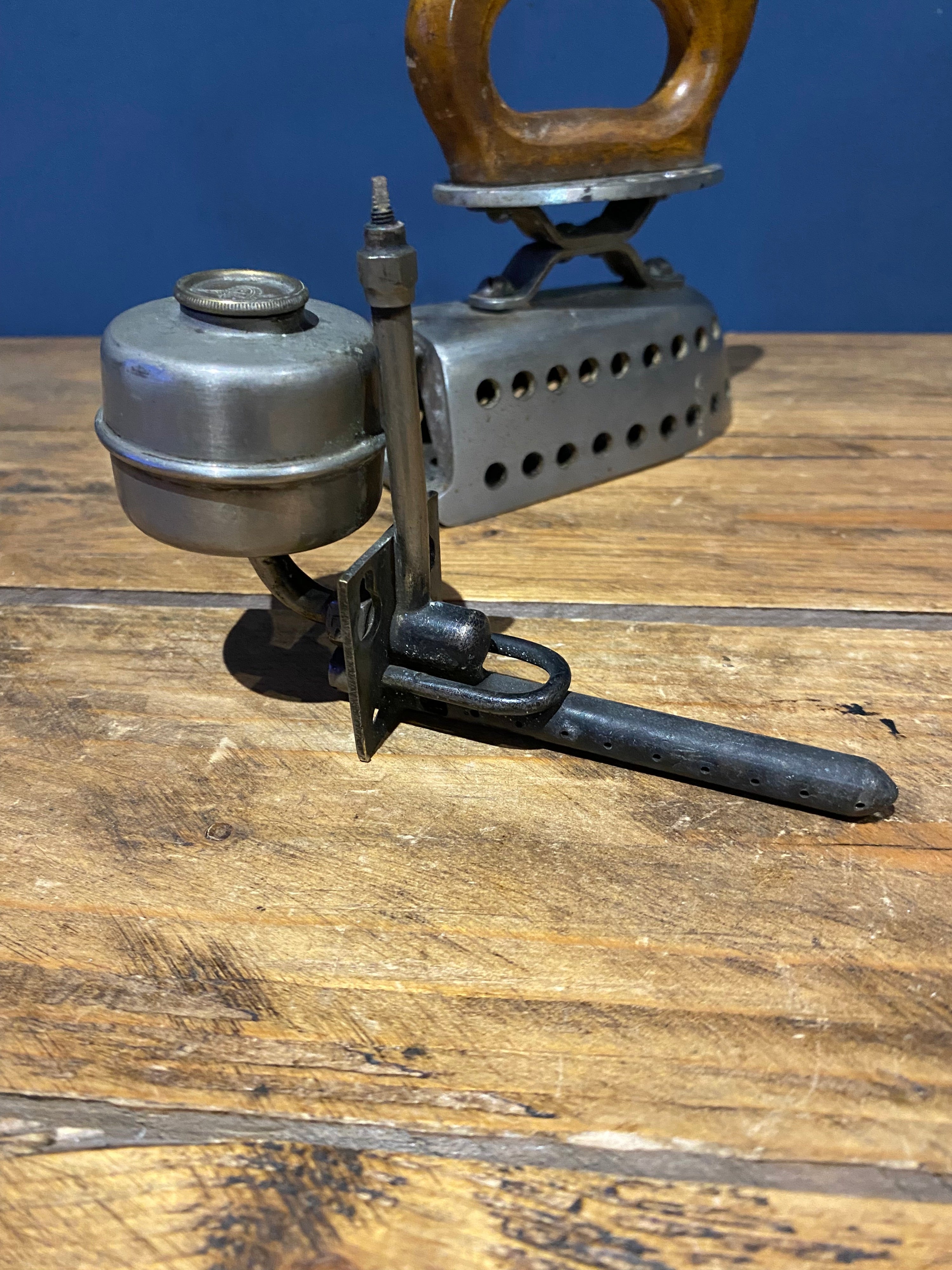 Antique C K Spirit Iron Fuel Flat Iron Vintage Paraffin Alcohol Iron Complete