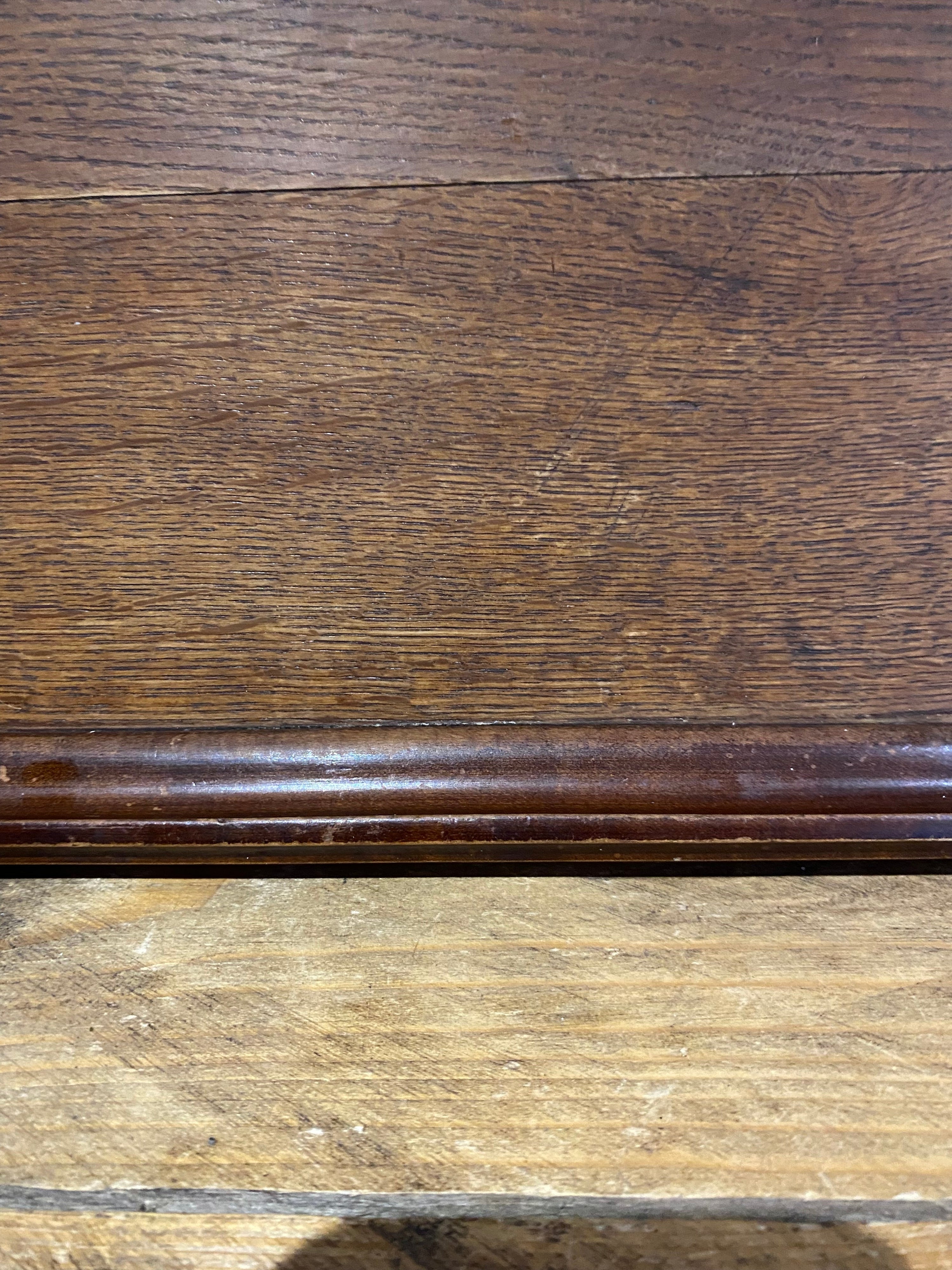 Beautiful Small Edwardian Sandwich/ Breakfast Tray . Wooden Tray, Tea Tray