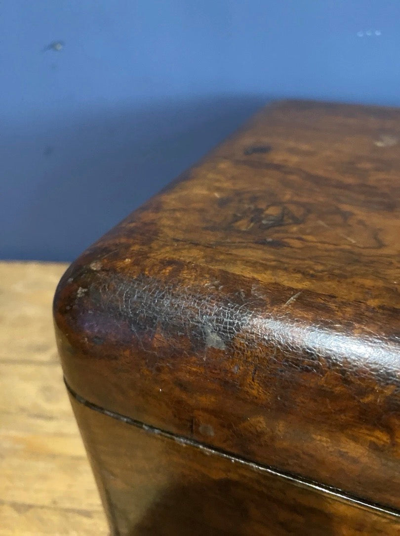 Antique Box / Writing Slope In Need Of Tlc , Secret Compartment.
