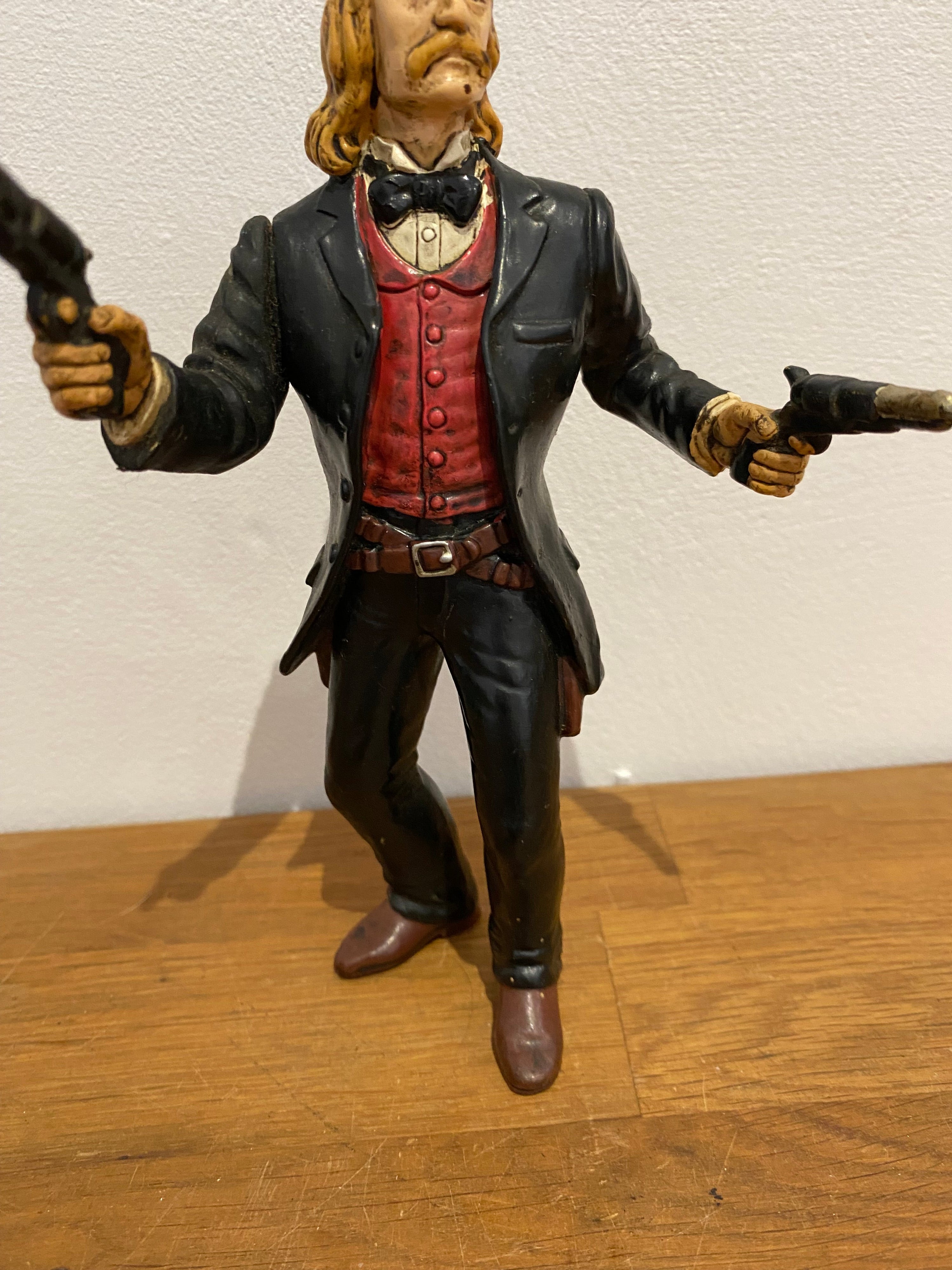 Vintage Comansi Wild West Series Wild Bill Hickok 7inch Plastic Figure