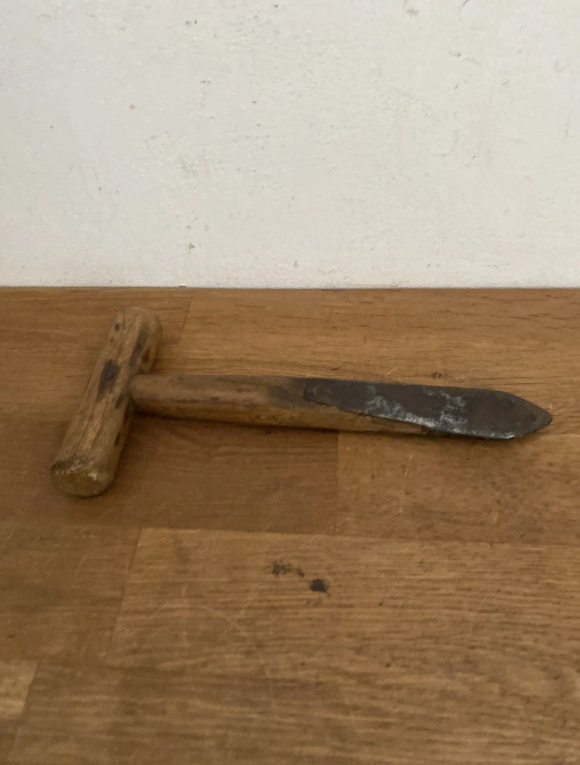 Vintage Small Garden Dibble, Garden Dibber, Hole Making Tool