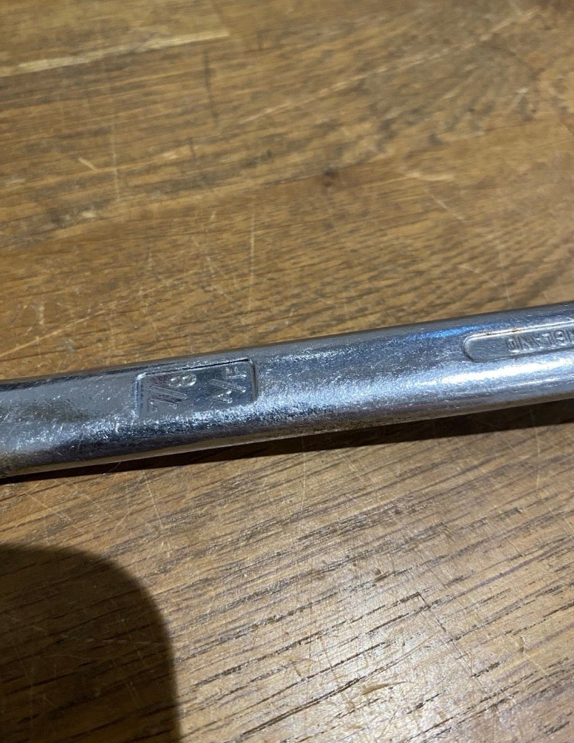 Vintage King Dick Ring Spanner. RSA226, 13/16 Af + 7/8 Af