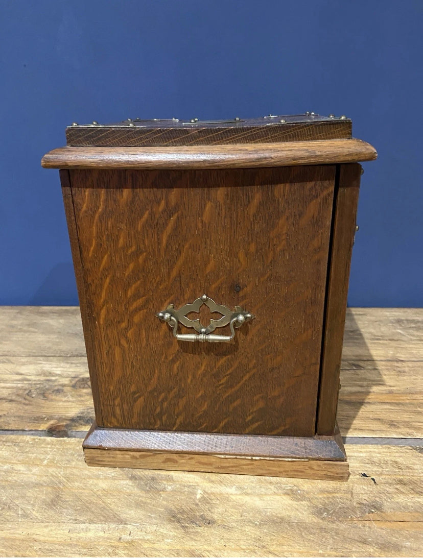 Beautiful Antique Smokers Cabinet , Some Slight Issues