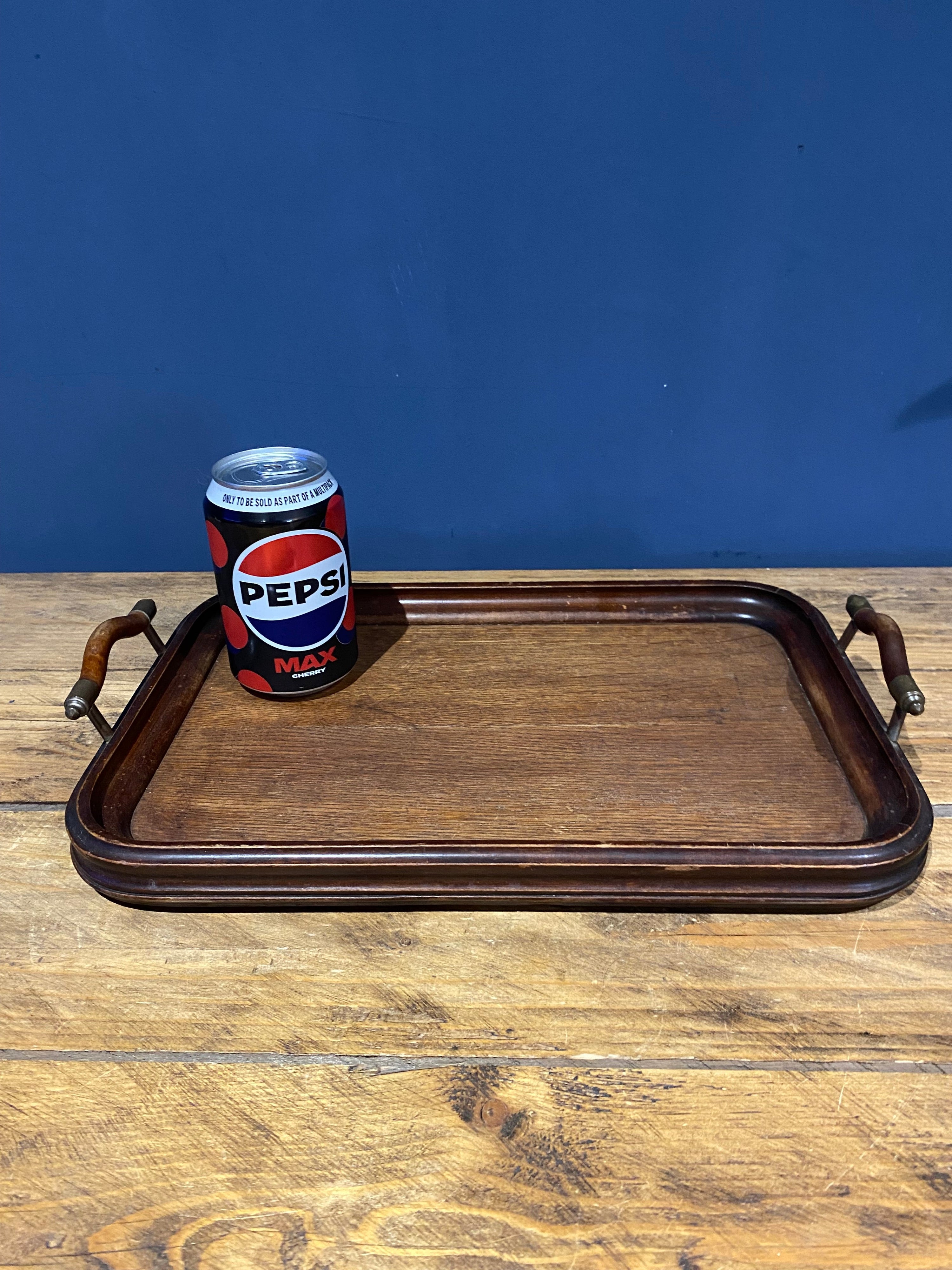 Beautiful Small Edwardian Sandwich/ Breakfast Tray . Wooden Tray, Tea Tray