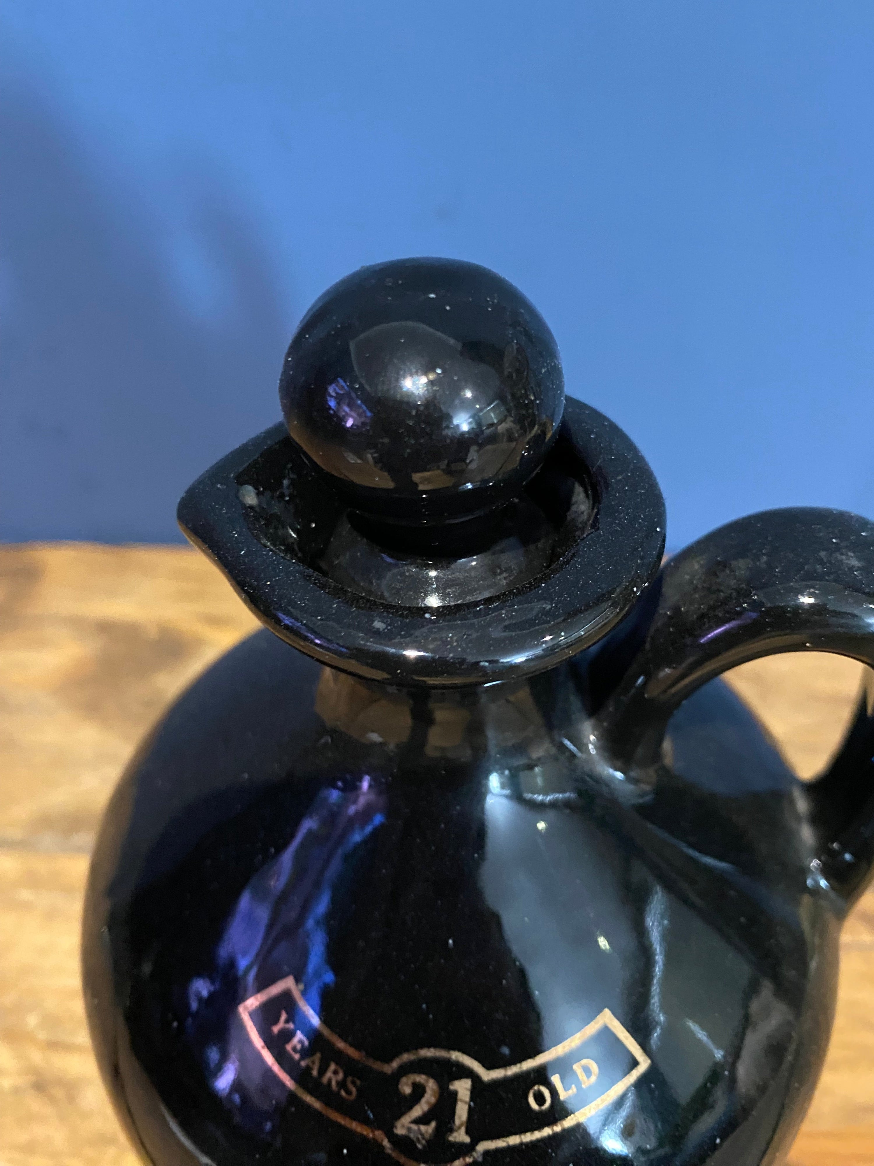 Vintage His Excellency Scotch Whiskey 750ml Bottle/ Decanter.
