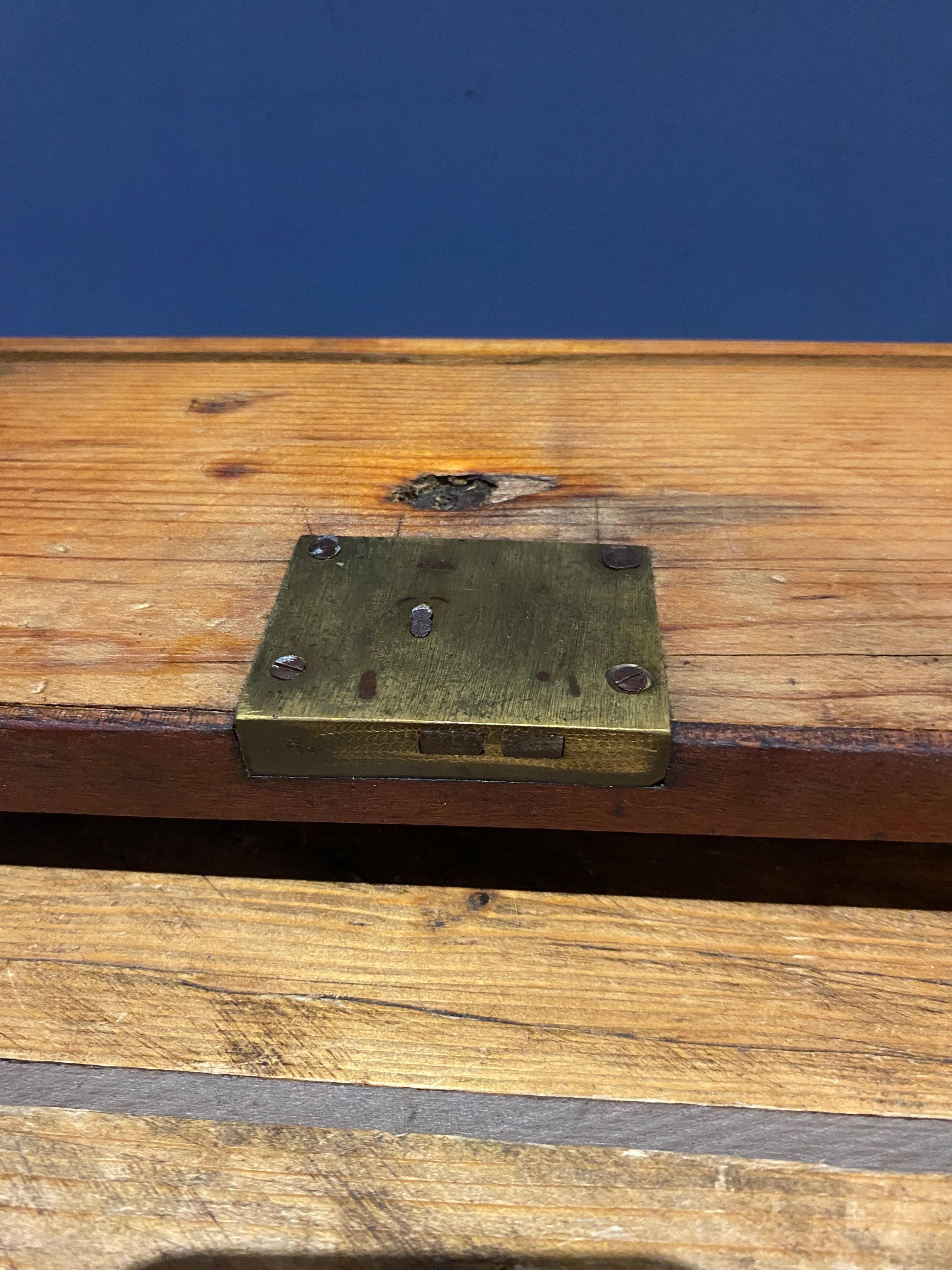 Handmade drawer front coat hanger