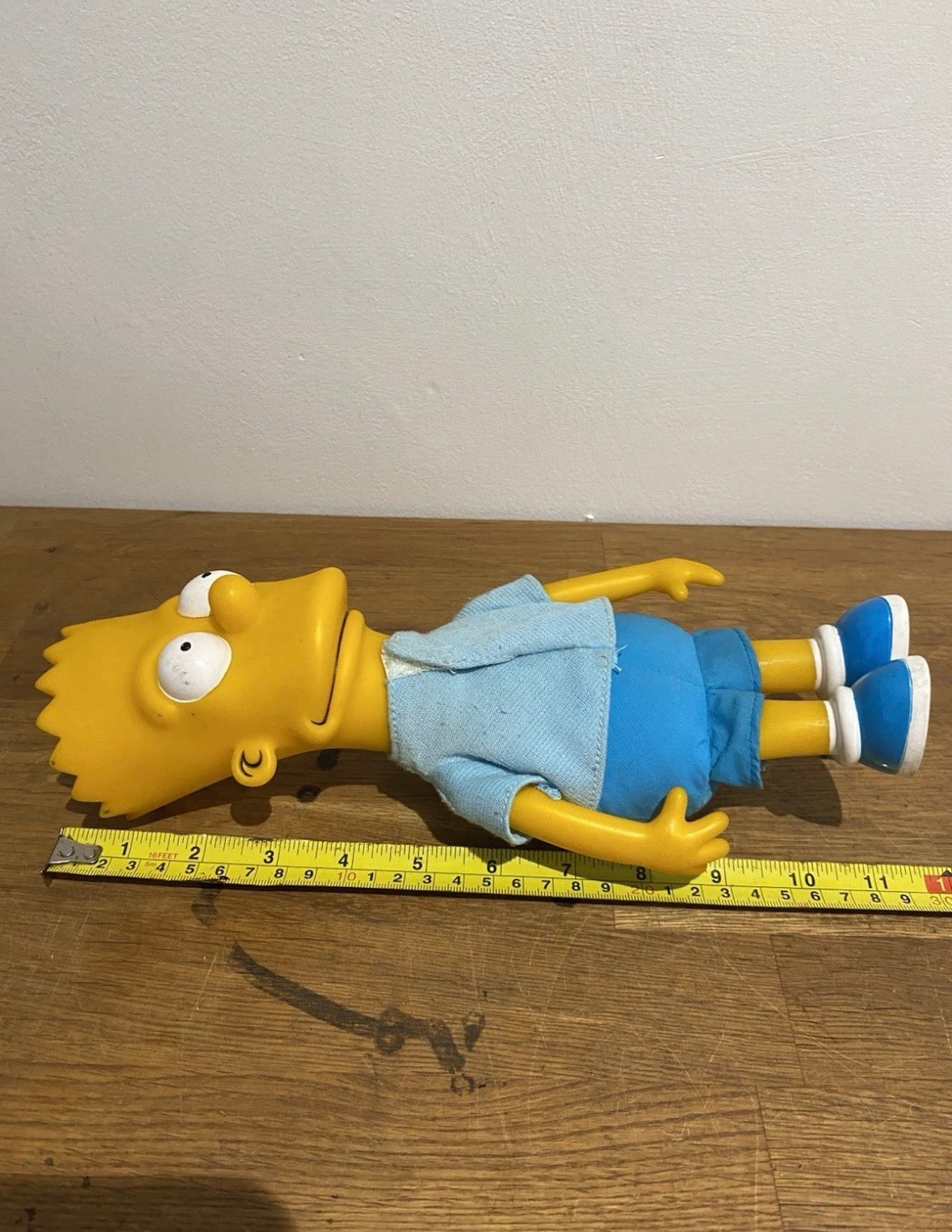 Vintage 1990 Bart Simpsom / Matt Groening, Vinyl And Plush Doll Figure