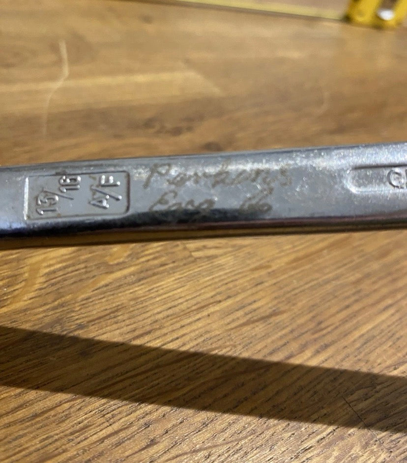 Vintage King Dick Ring Spanner. RSA226, 13/16 Af + 7/8 Af