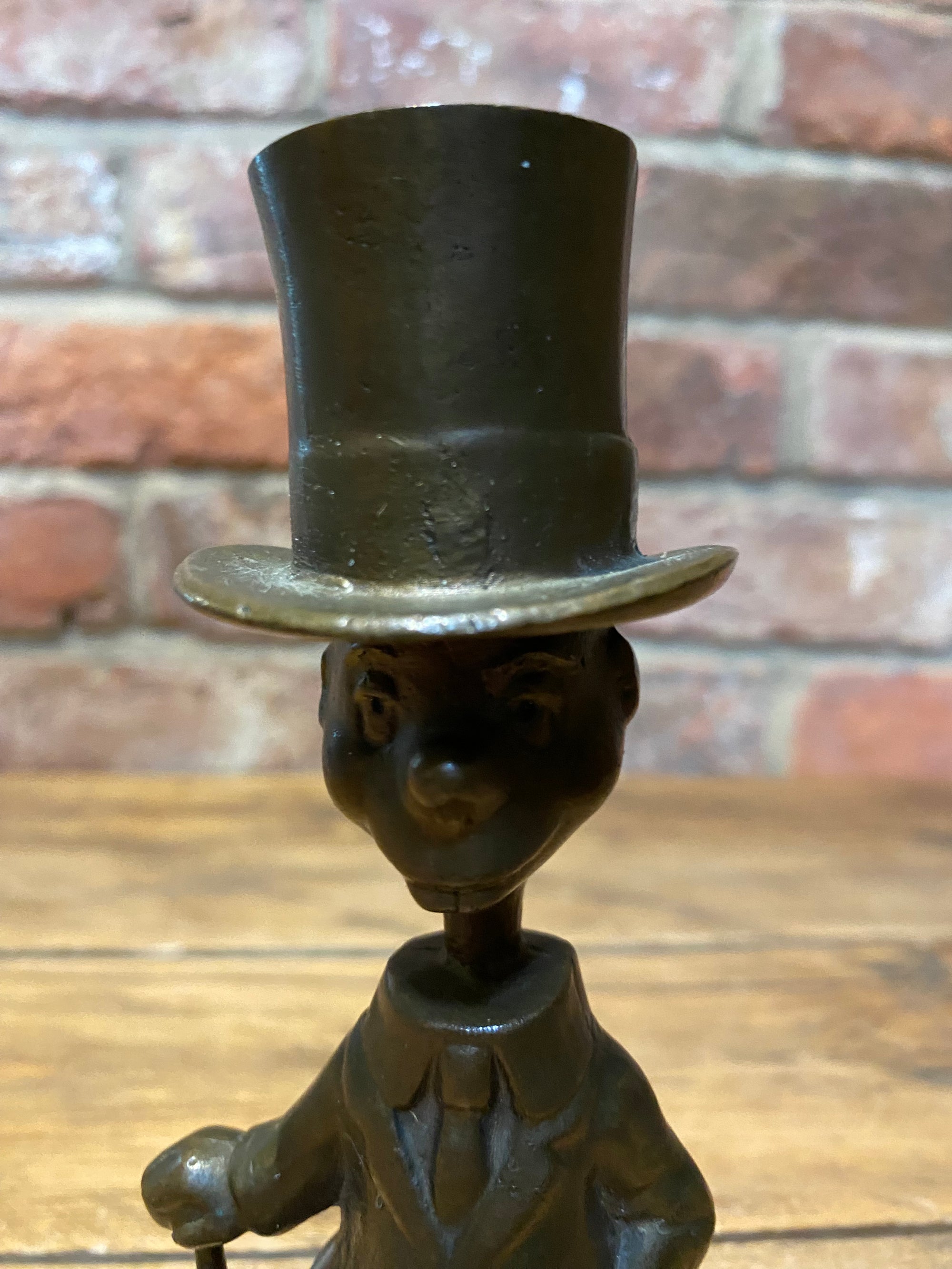 Unusual Diddy Man Bronze Figure | Wilson Fox Antiques