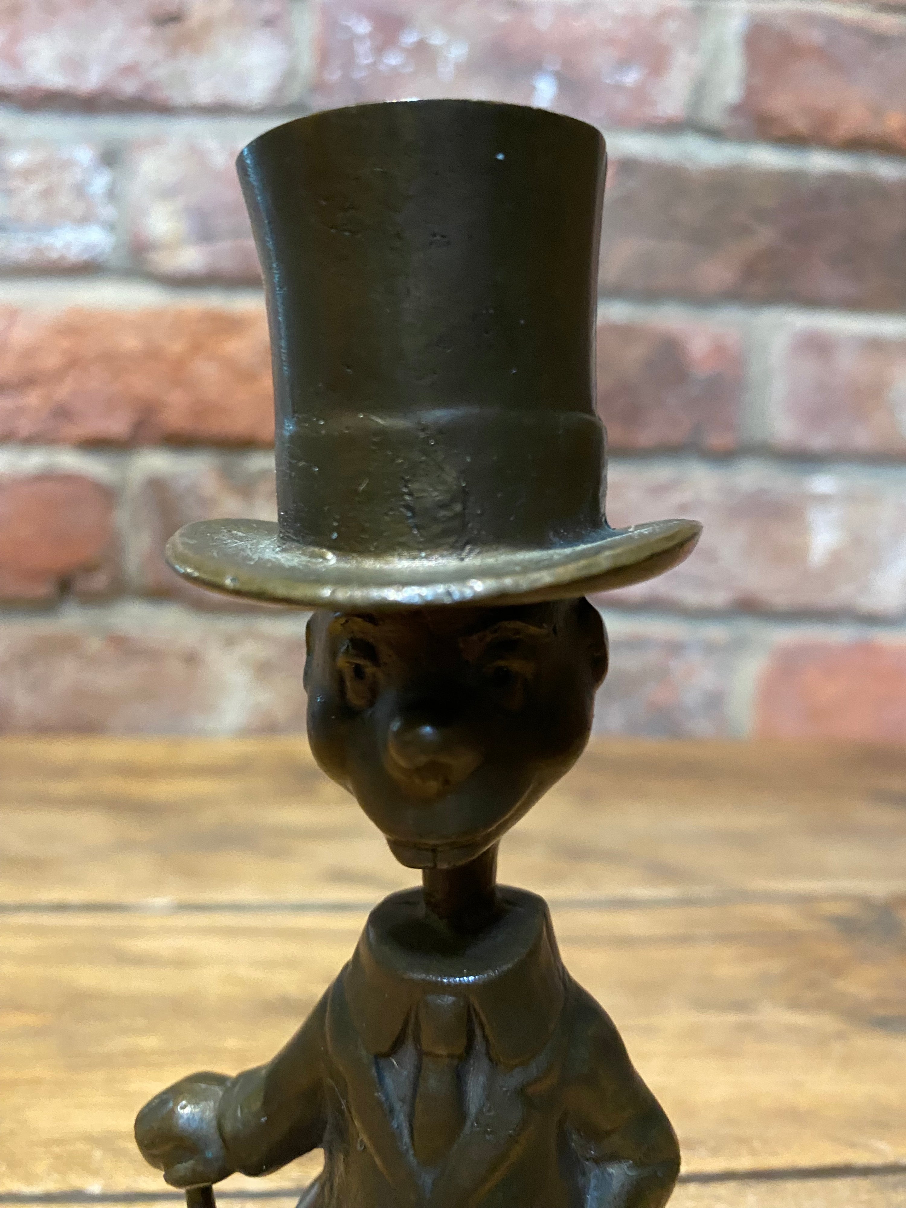 Unusual Diddy Man Bronze Figure | Wilson Fox Antiques