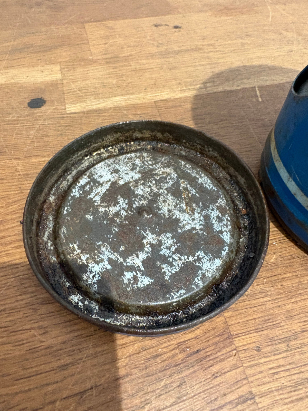 Vintage Rechaud Bleuet Camp Stove , Sold As Seen / Non Working/ Untested