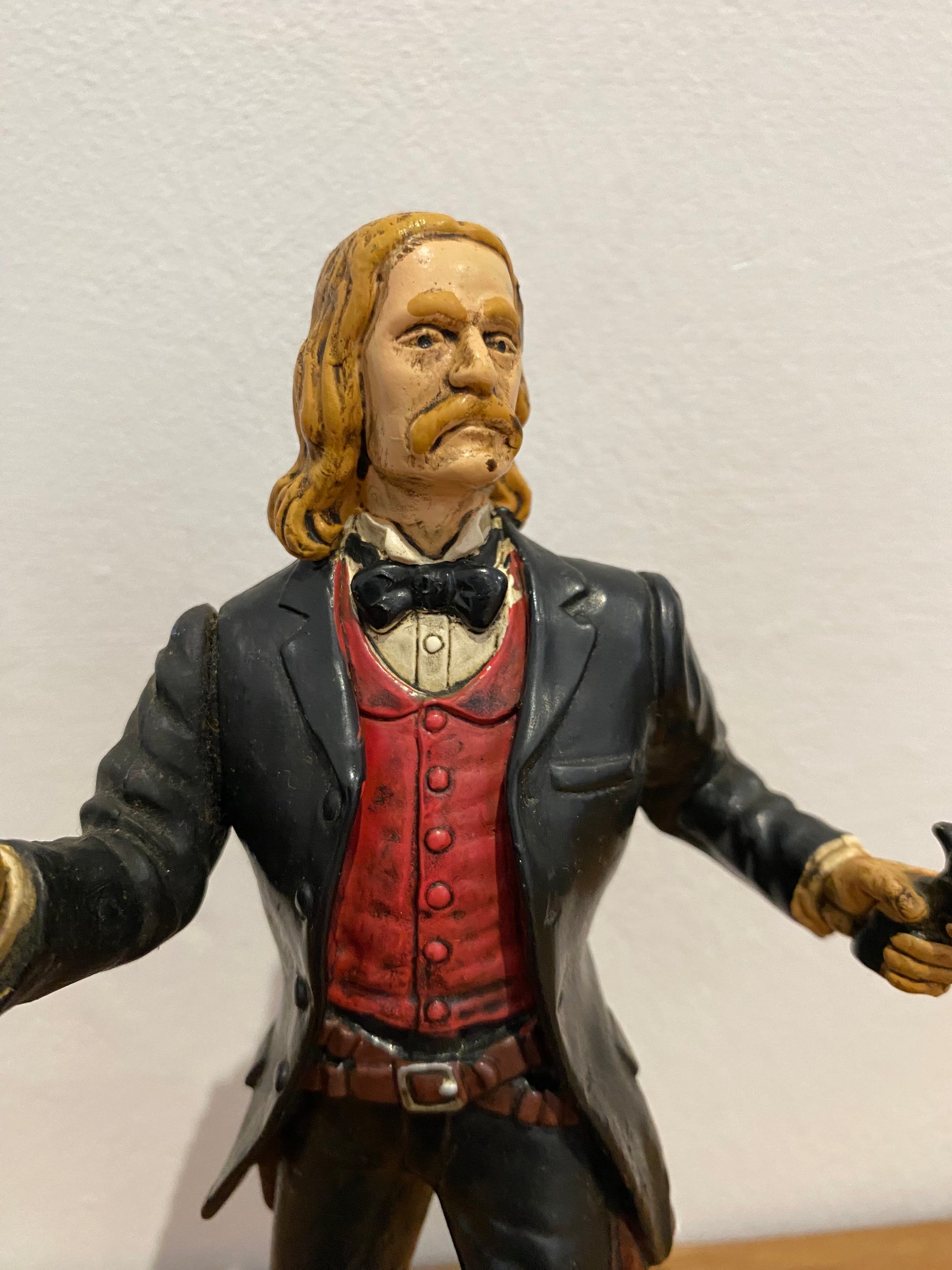 Vintage Comansi Wild West Series Wild Bill Hickok 7inch Plastic Figure