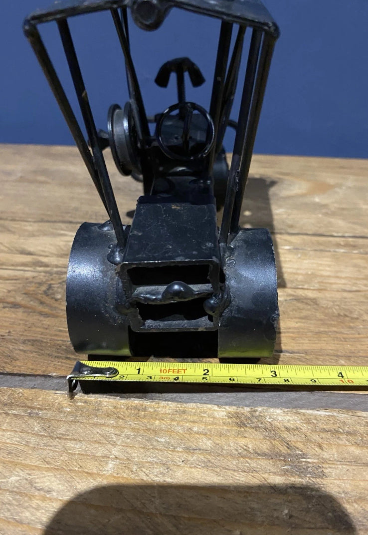 Scratch Built Out Of Old Hinges And Metal , Steam Engine