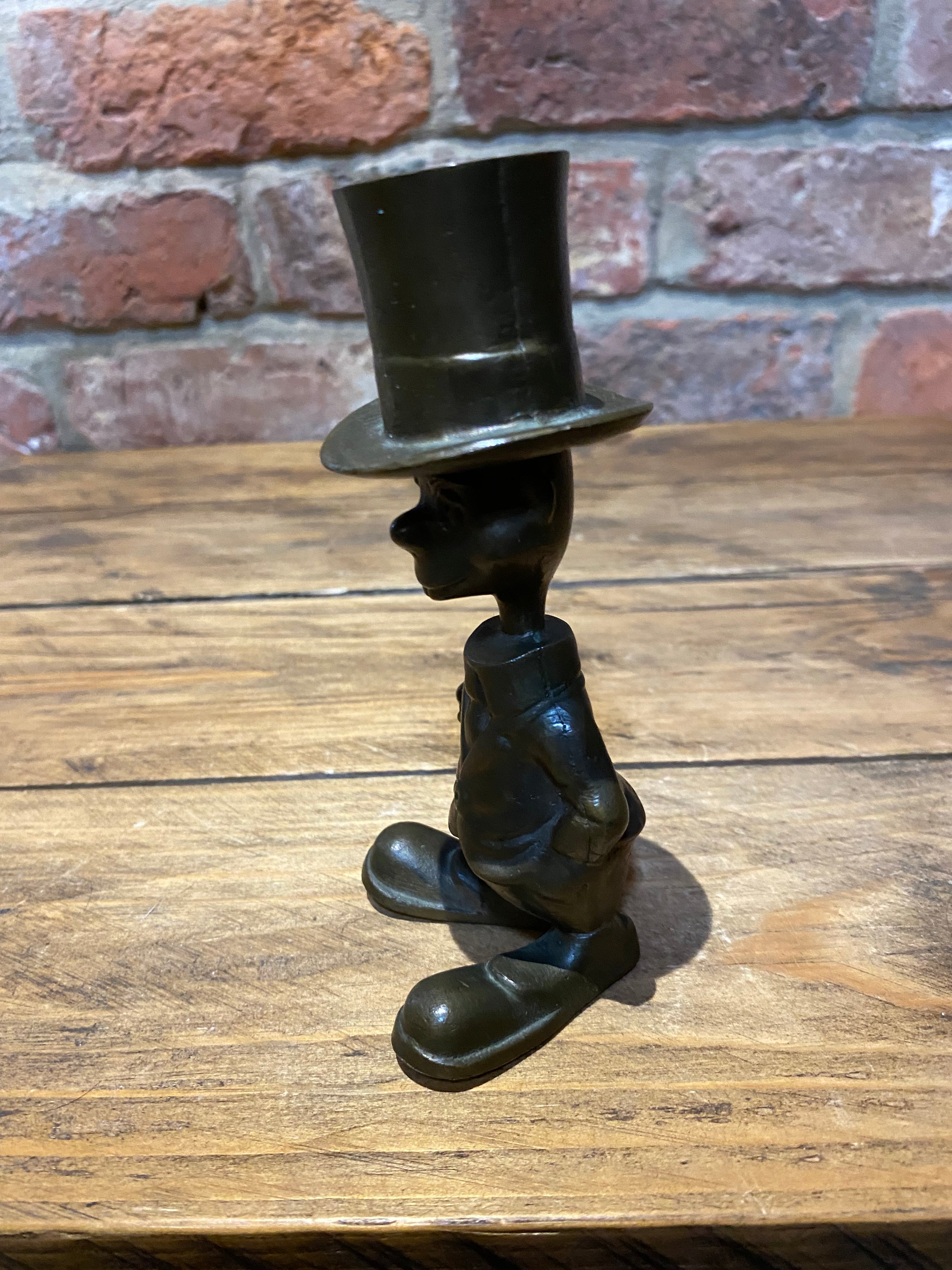 Unusual Diddy Man Bronze Figure | Wilson Fox Antiques