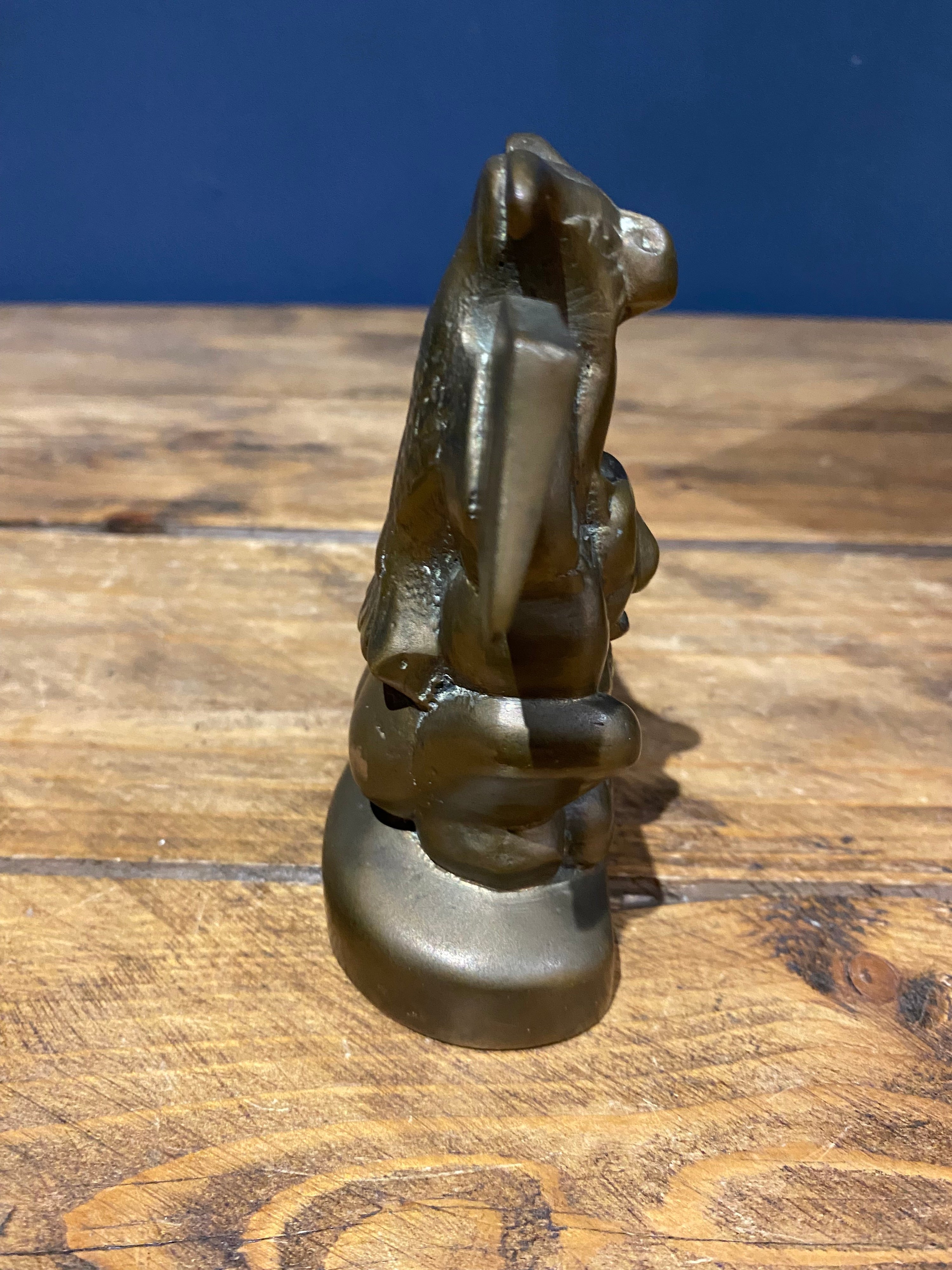 Heavy brass totem ornament