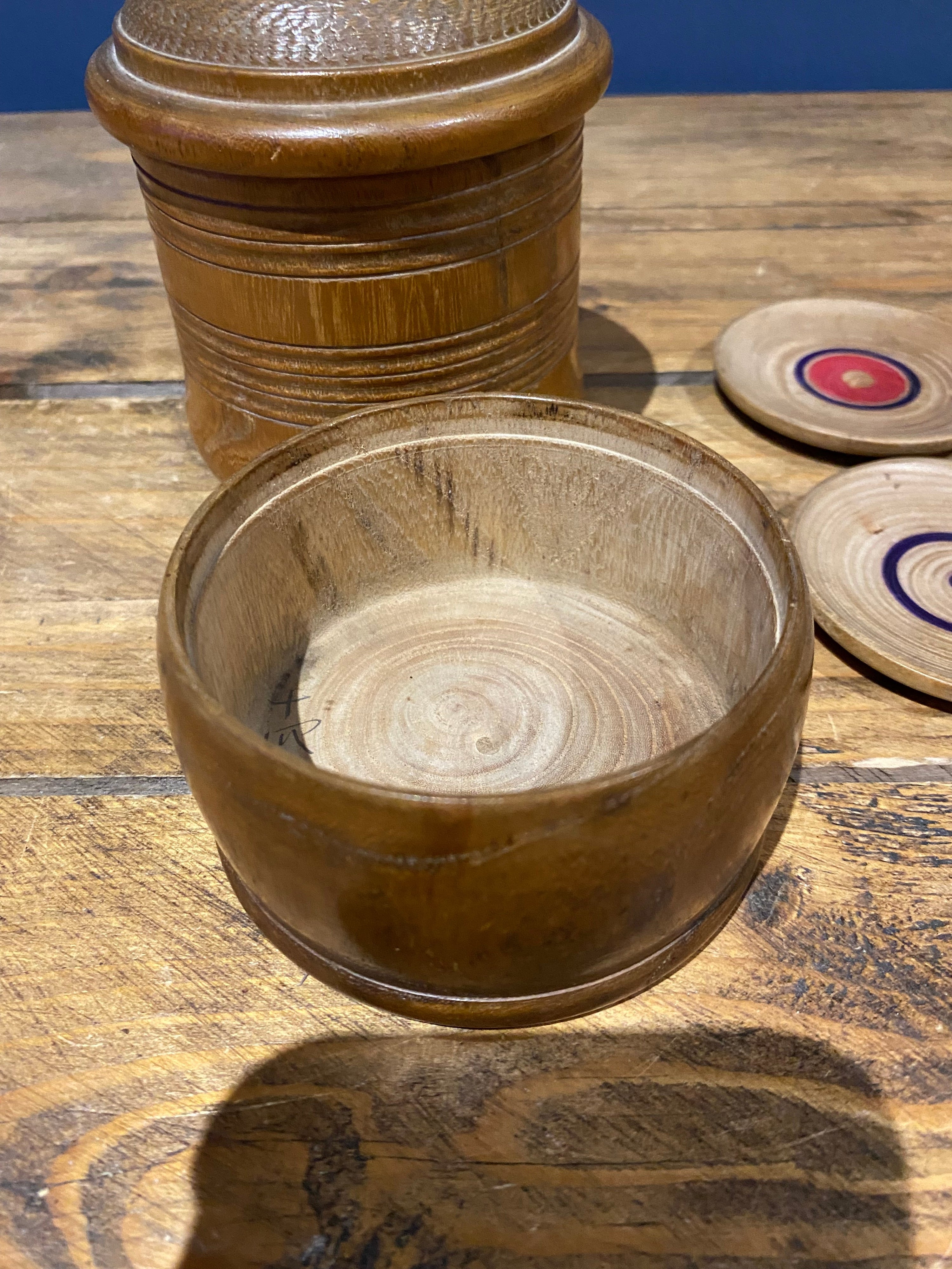 Vintage Turned Wood Oriental / Asian Game.