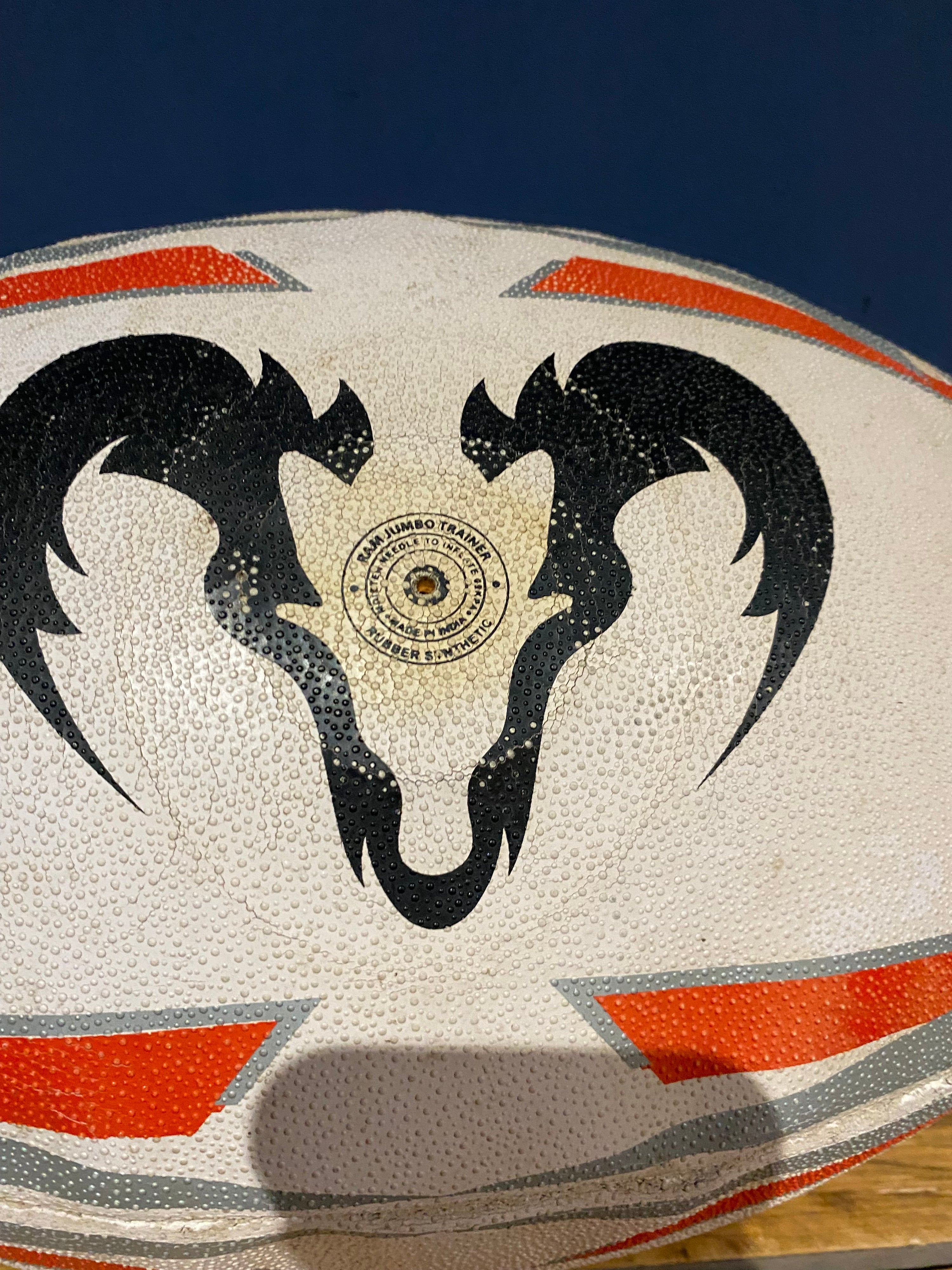 Jumbo Size 7 RAM Rugby Ball , Display Item
