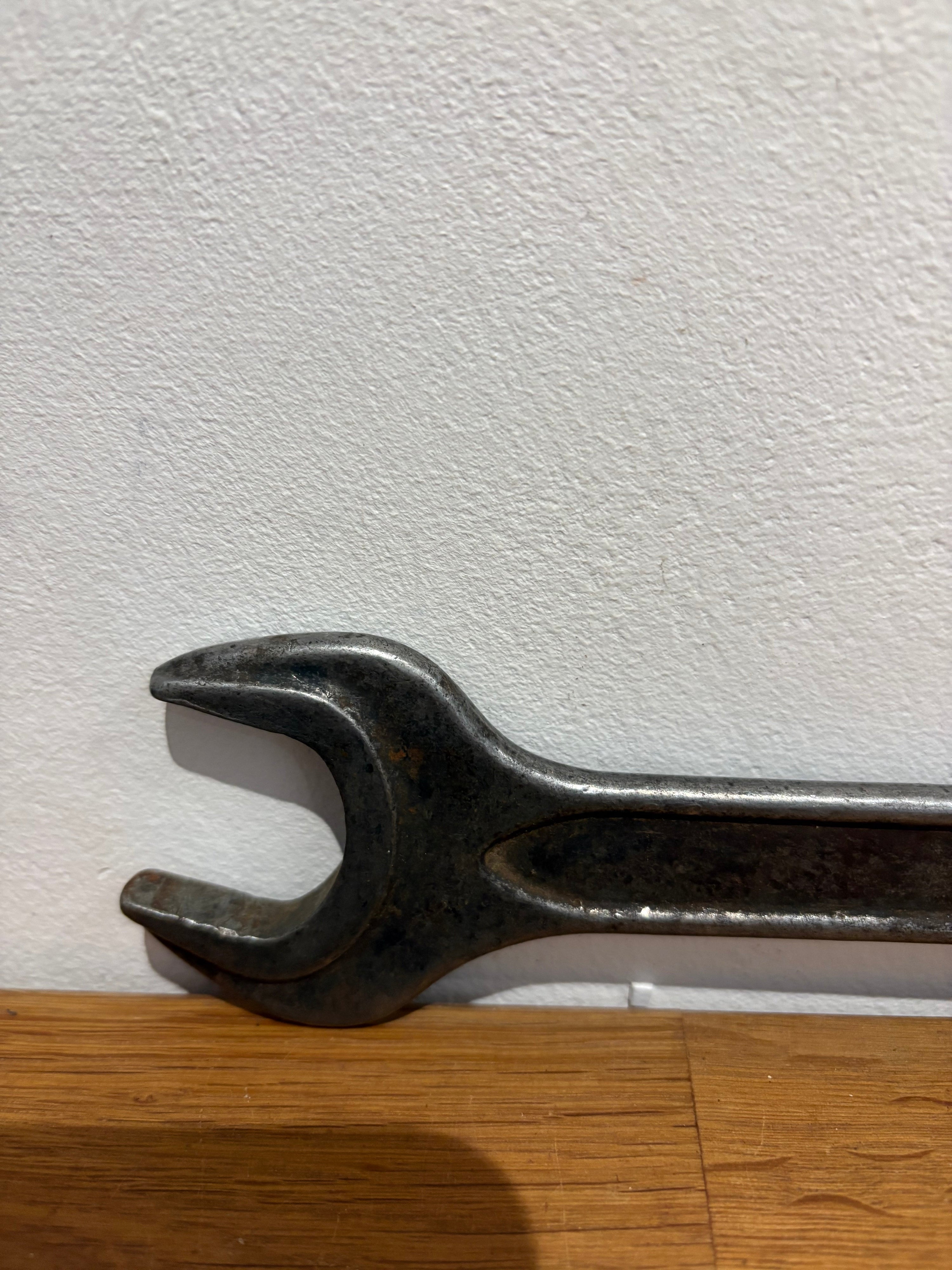 Vintage Gedore No895 Spanner , 1 1/8af, 15/16 Af. Open Ended Soanner