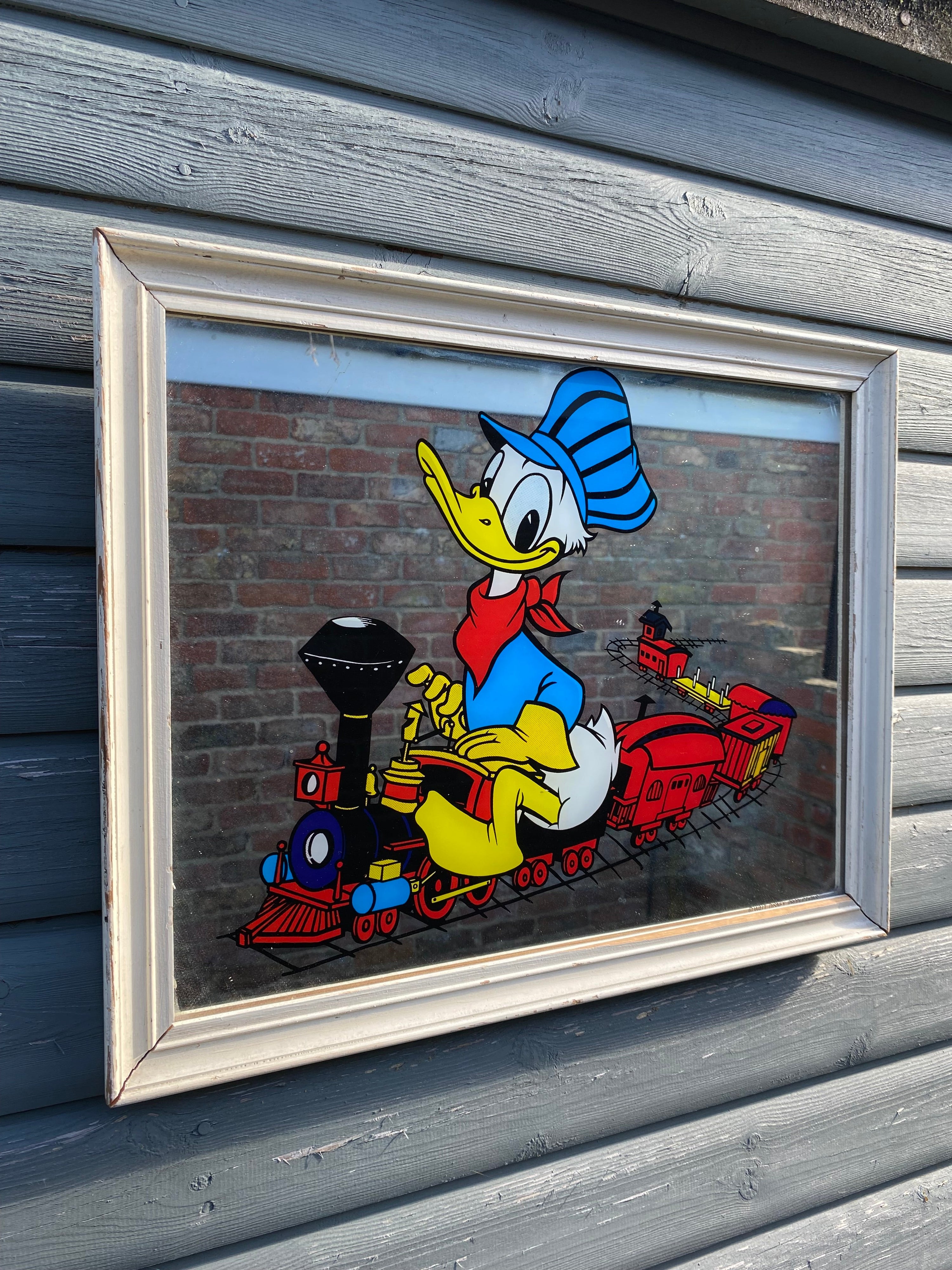 Original Vintage Walt Disney Donald Duck Mirror.