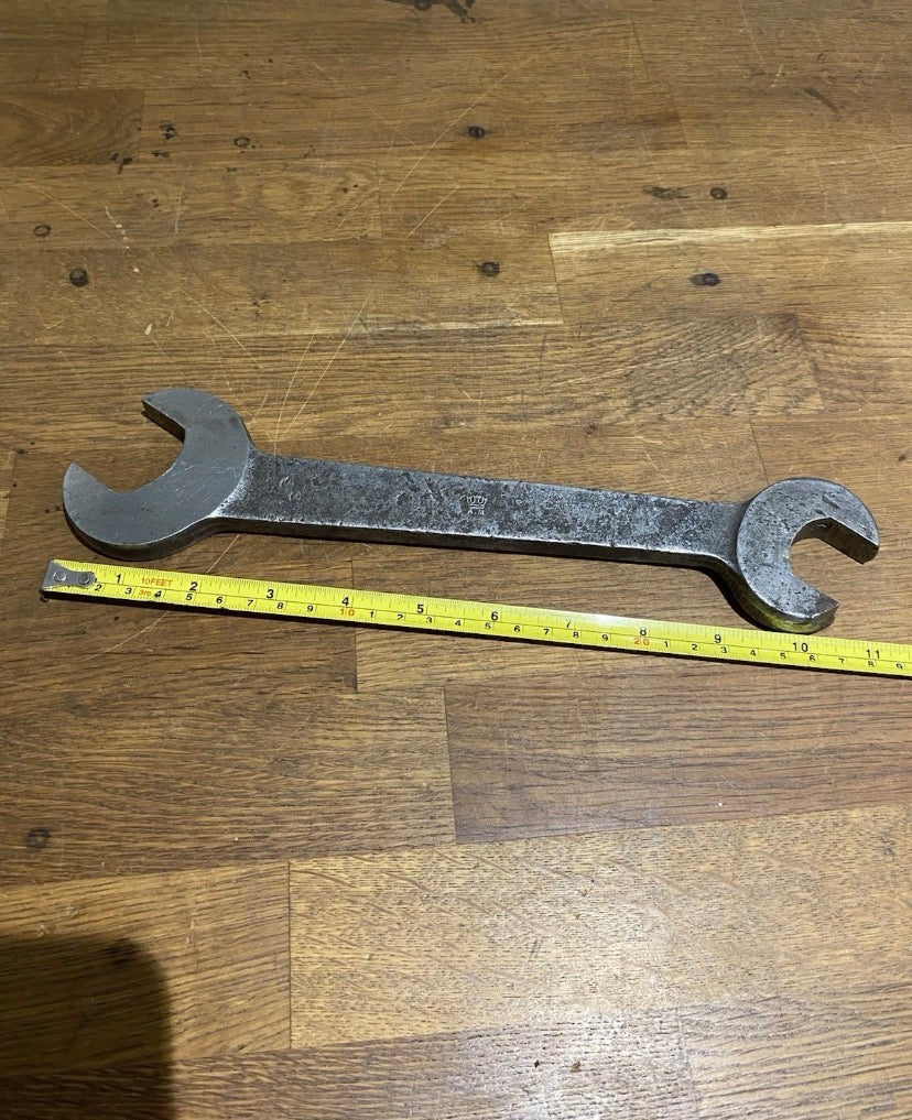 Vintage 1941 Air Ministry Spanner, 3/4 Bsw,7/8 Bsf + 5/8 Bsw, 11/16 Bsf.