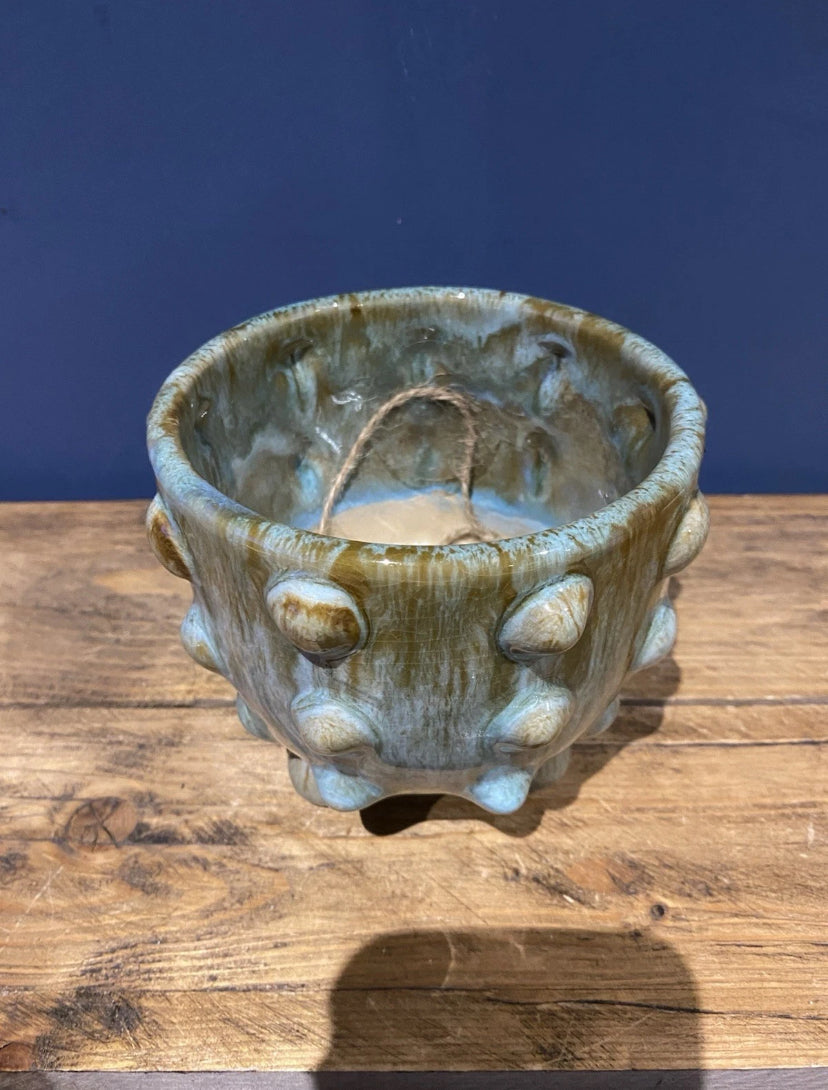 Decorative Ceramic Plant Pot , Bobble Design