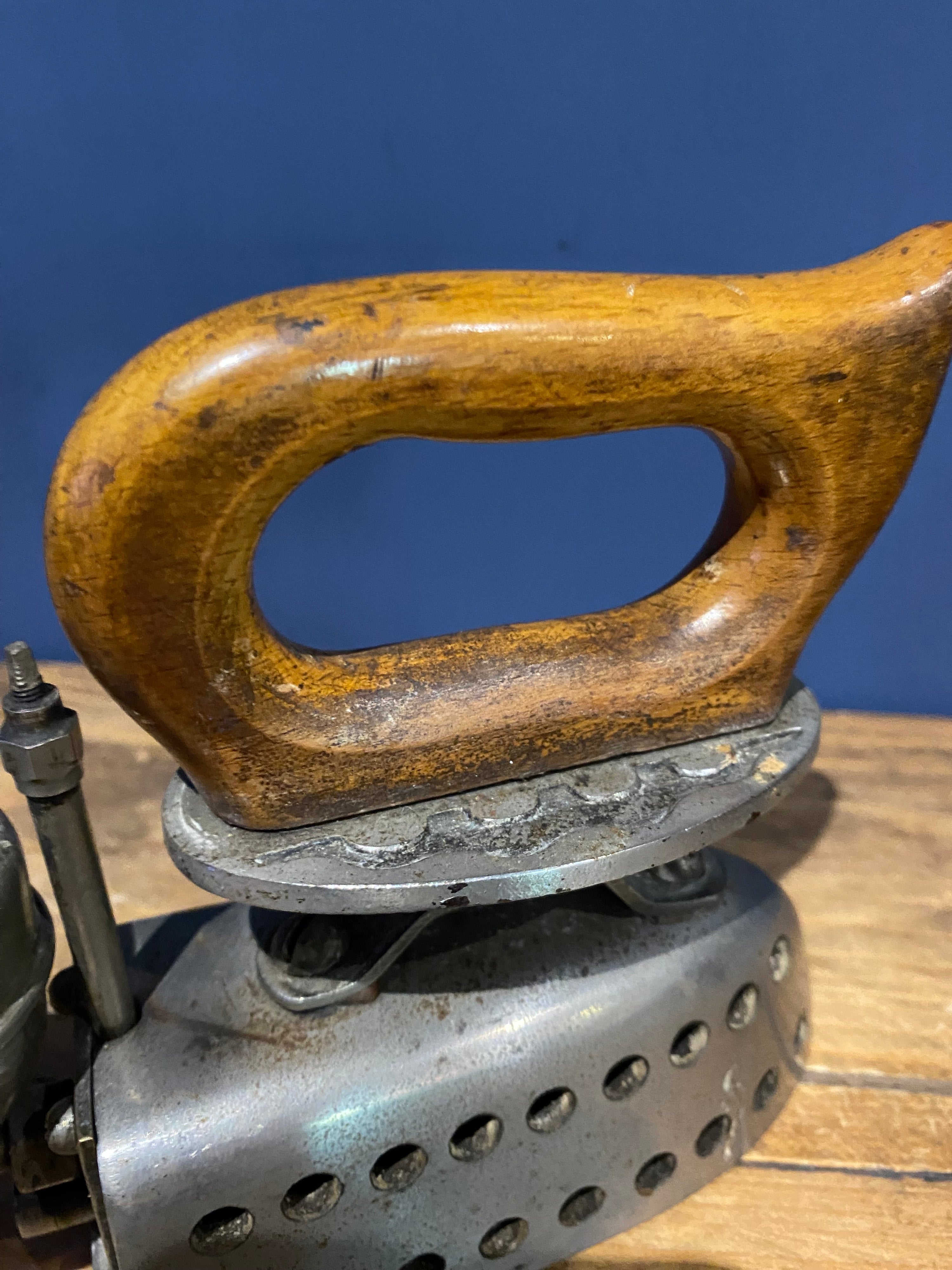Antique C K Spirit Iron Fuel Flat Iron Vintage Paraffin Alcohol Iron Complete