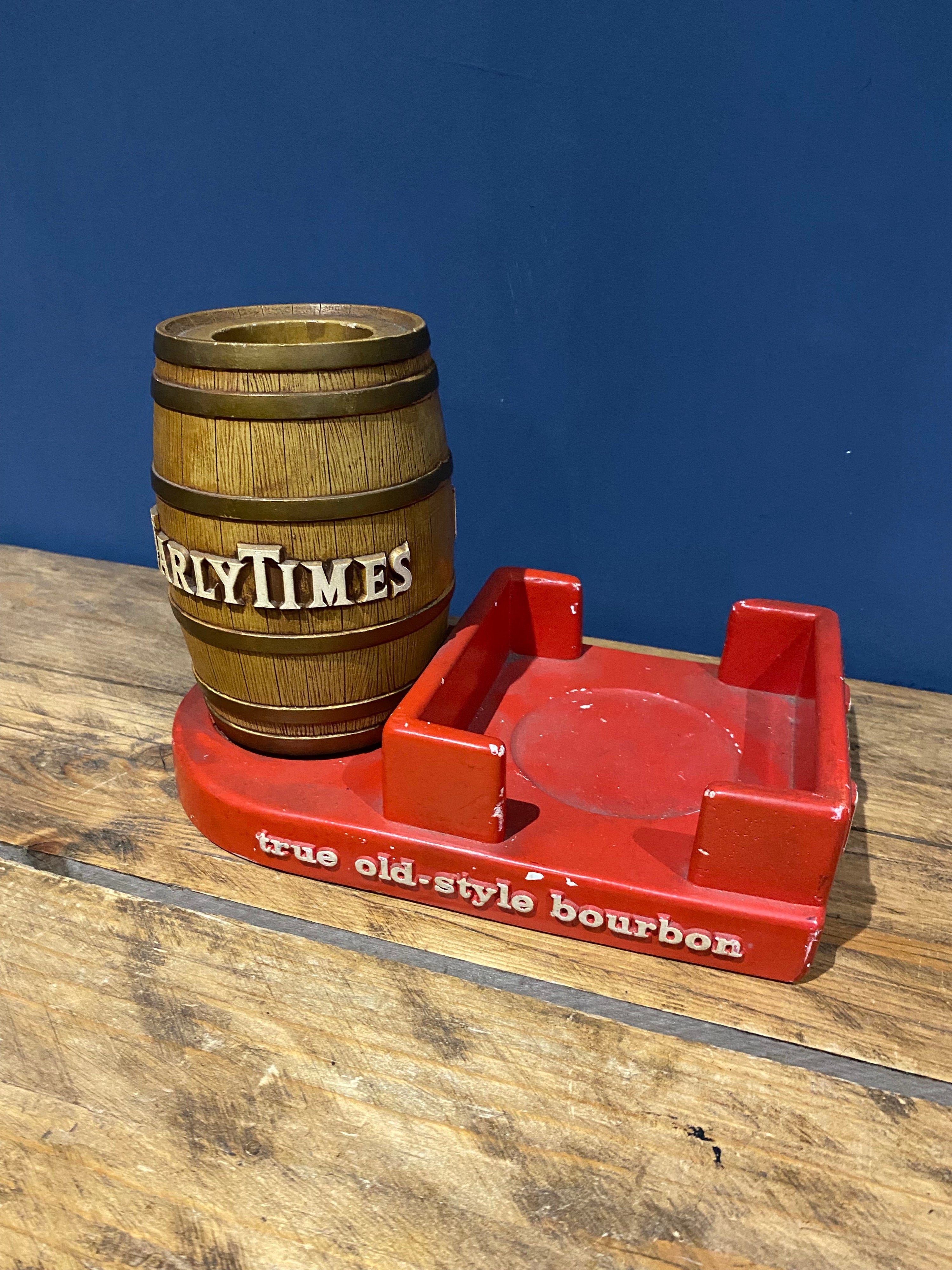 Vintage Early Times Advertising Item , Bottle Or Condiment/ Napkin Holder