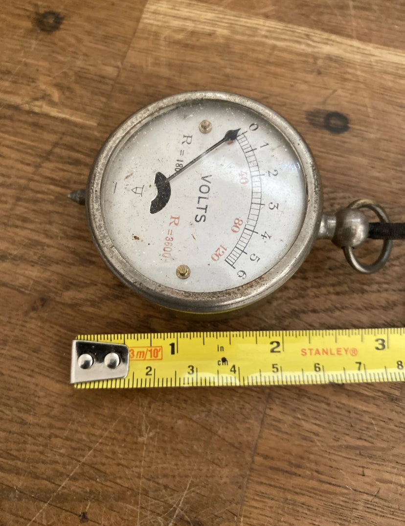 Vintage Pocket Volt Tester , Volt Meter