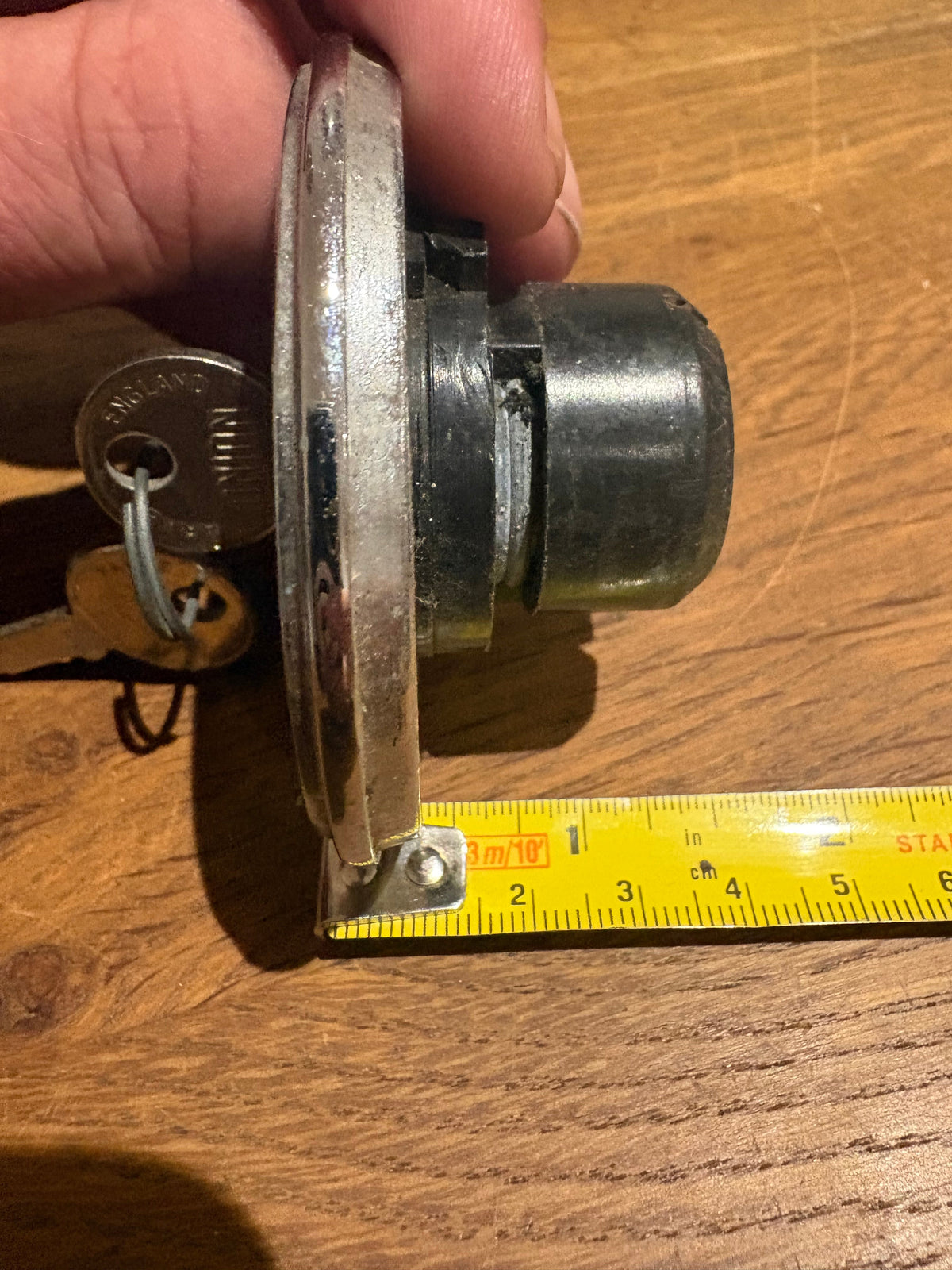 Vintage Car Chrome Petrol Cap.