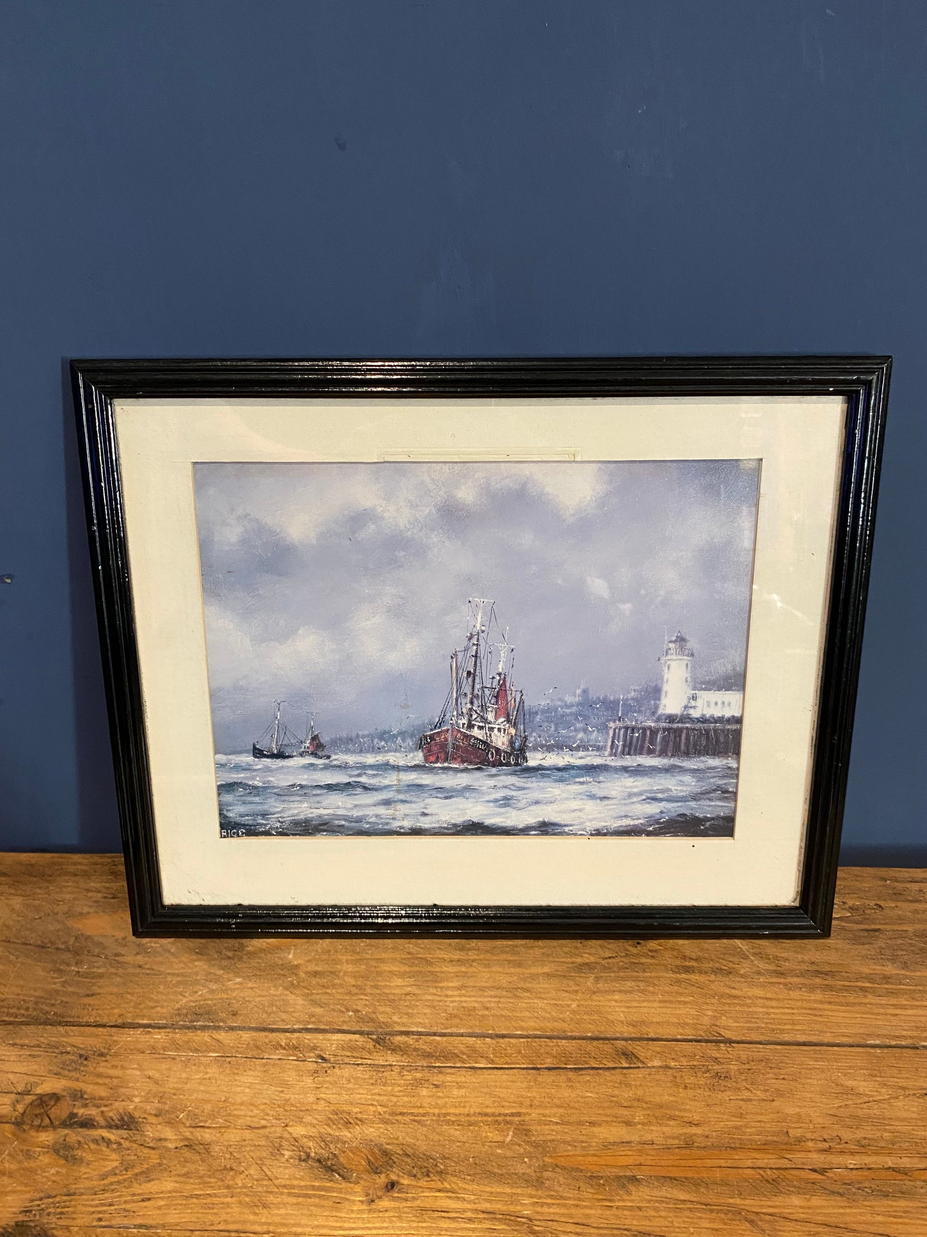 Jack Rigg Maritime Harbour Scene Print