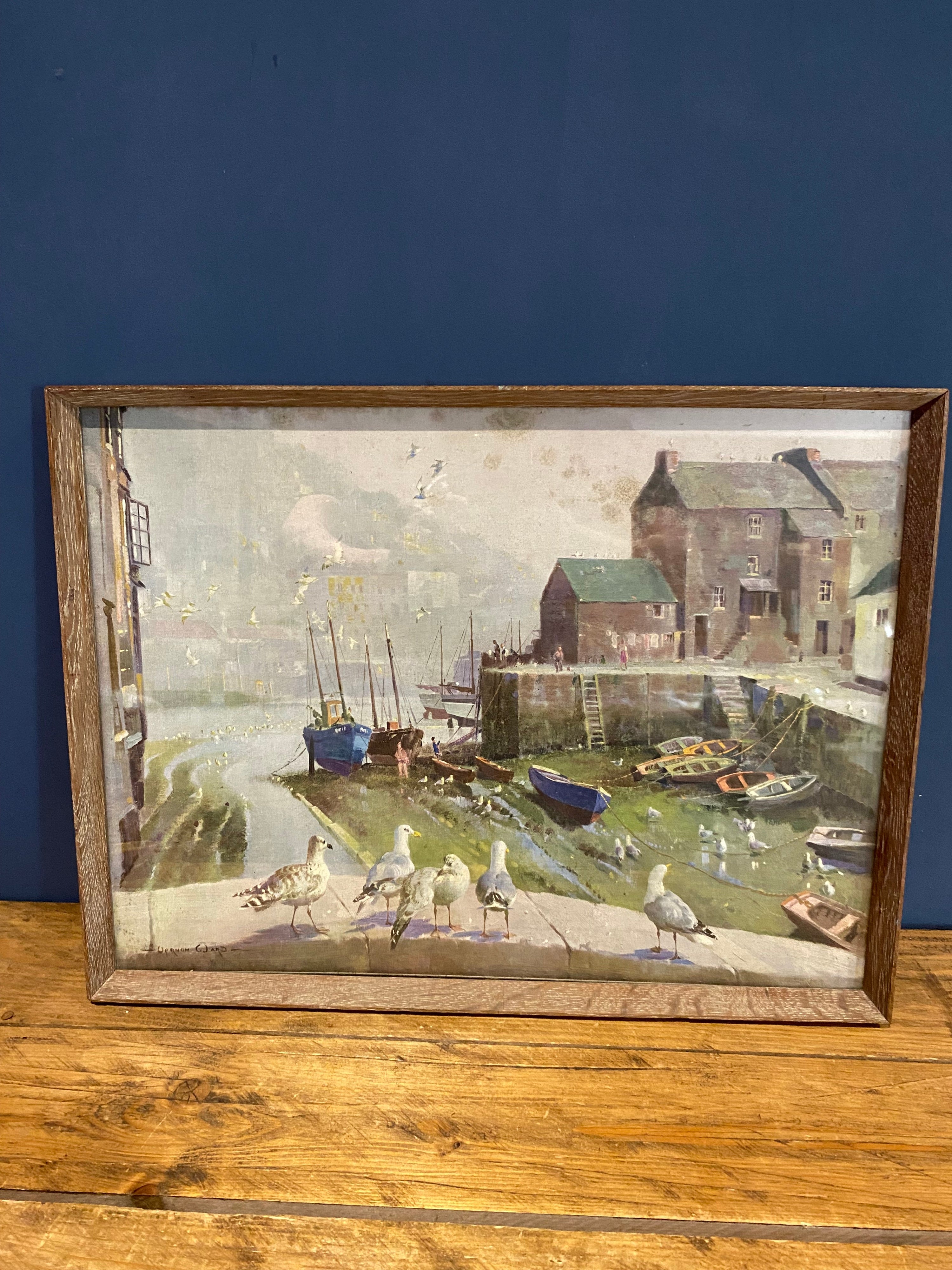 Vintage Vernon Ward Seaside Print.