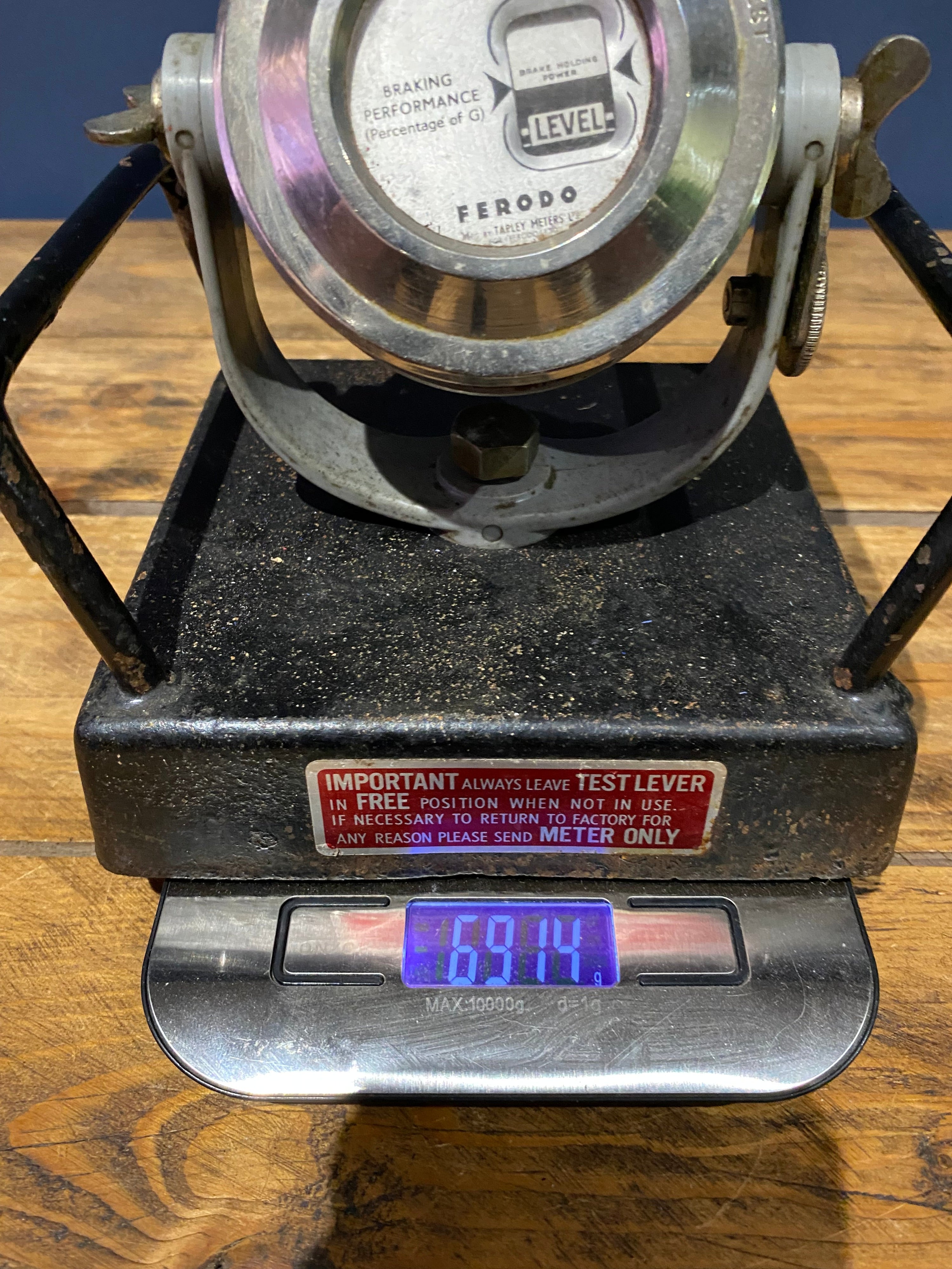 Vintage Ferodo Brake Tester , Brake Testing , Tapley Meters