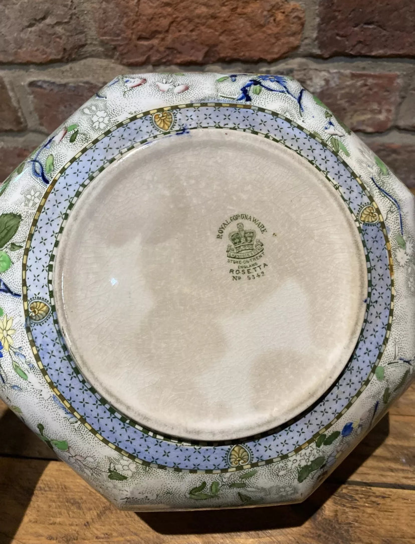 Royal Corona Ware , Rosetta Bowl/ Fruit Bowl available at Wilson Fox Antiques