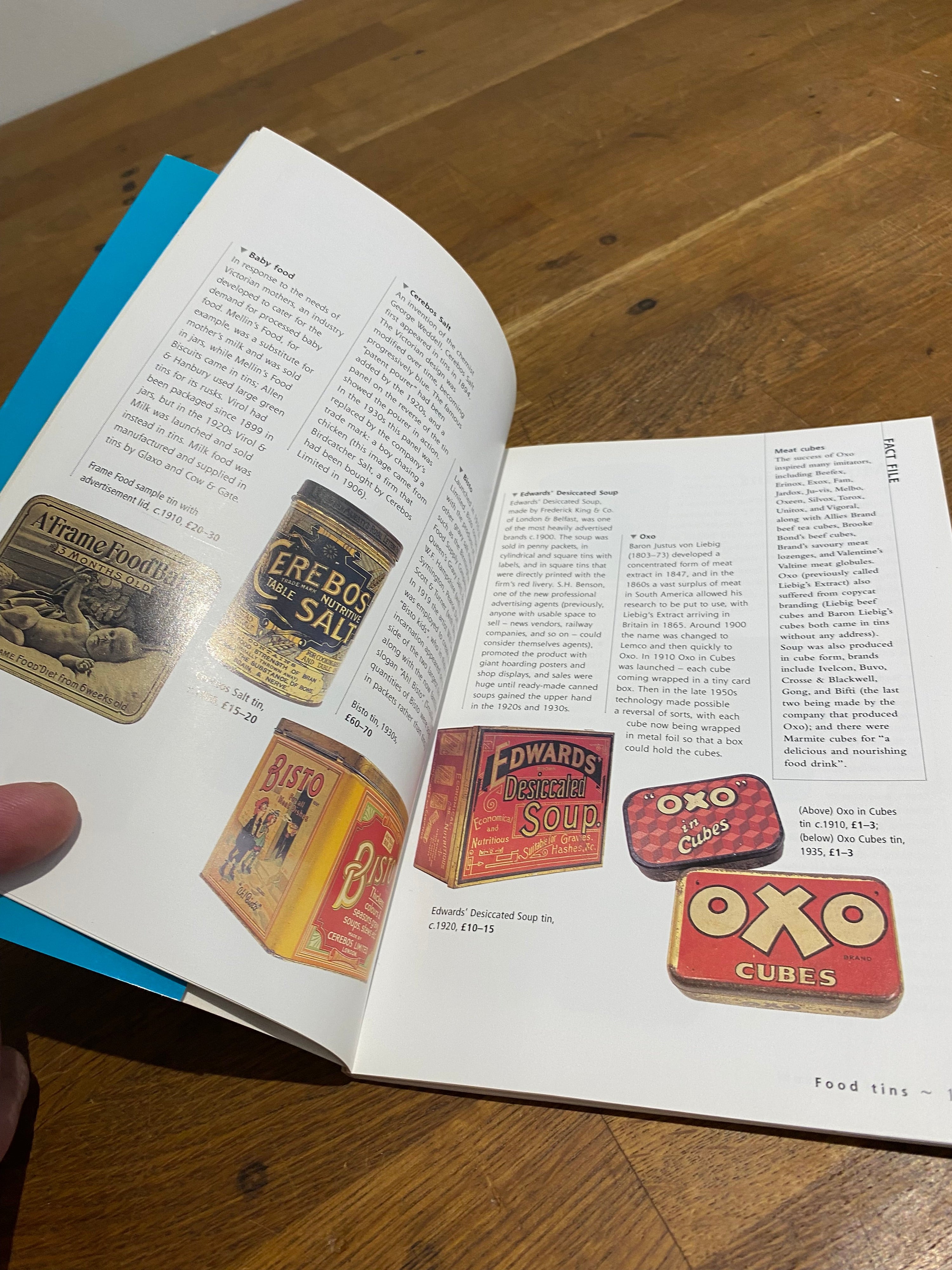 Miller’s - Advertising Tins , A collector’s guide, Robert Opie, paperback book.1999