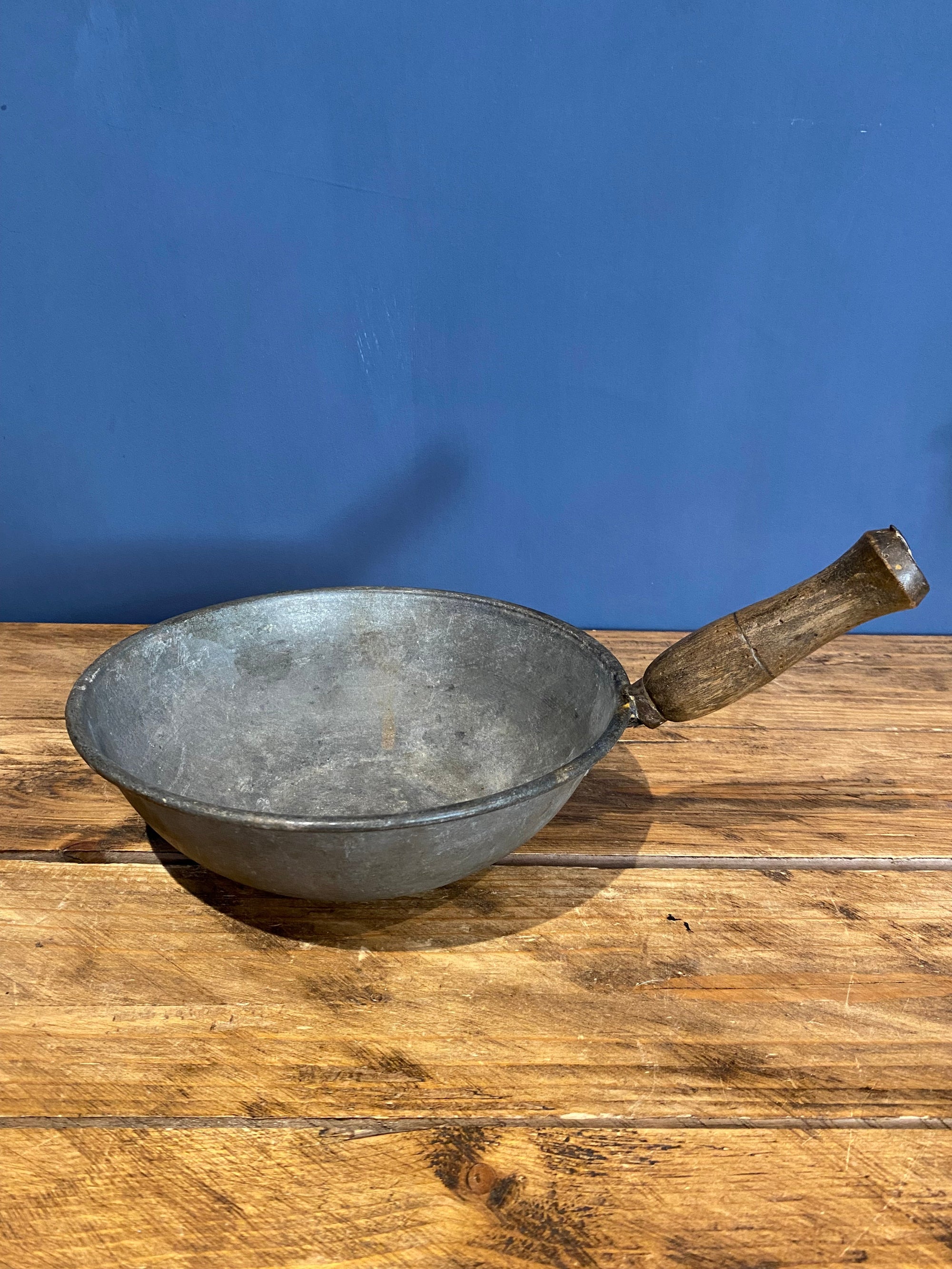 Antique Galvanised Grain Scoop